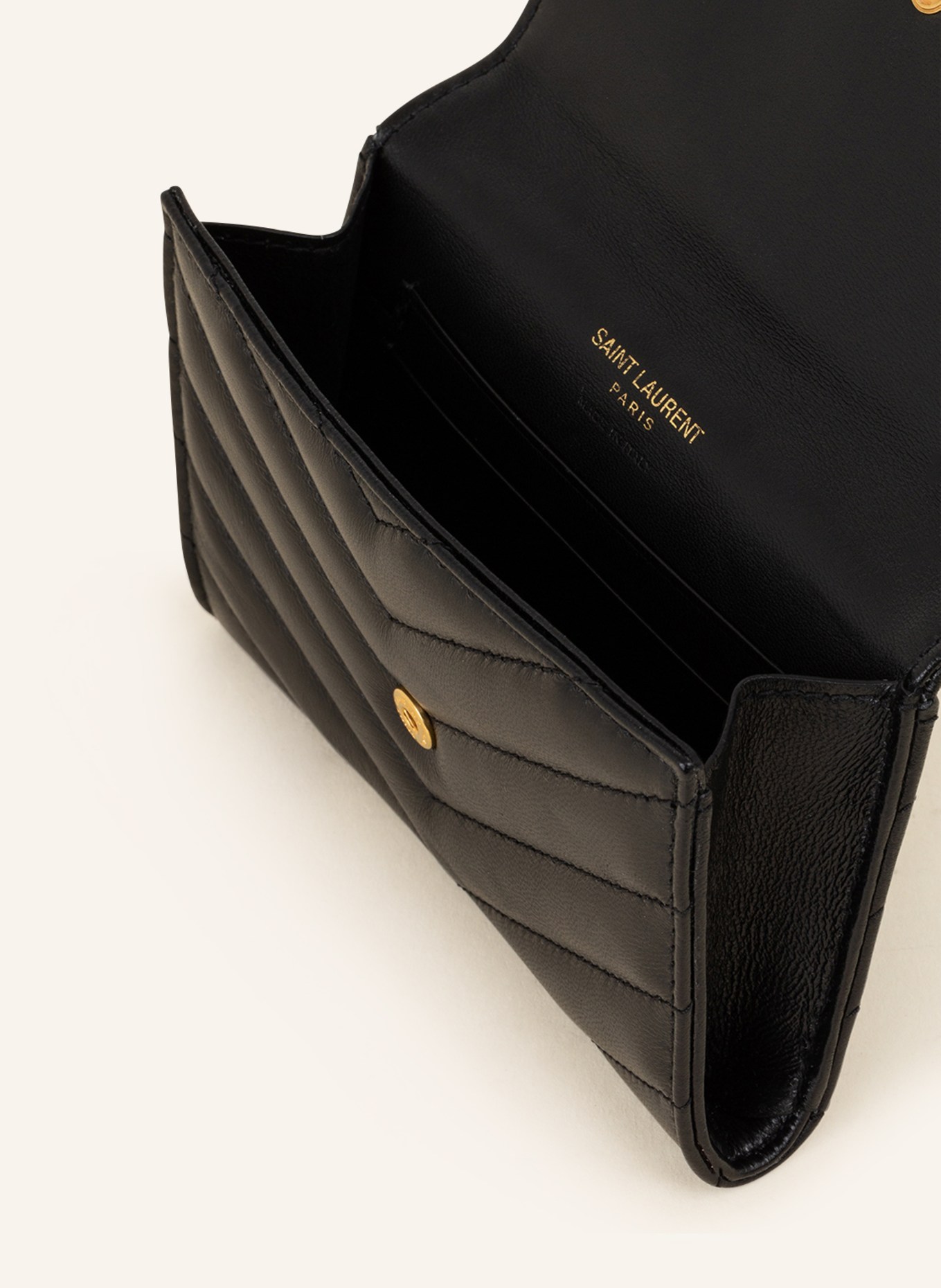 SAINT LAURENT Geldbörse CASSANDRE: SCHWARZ