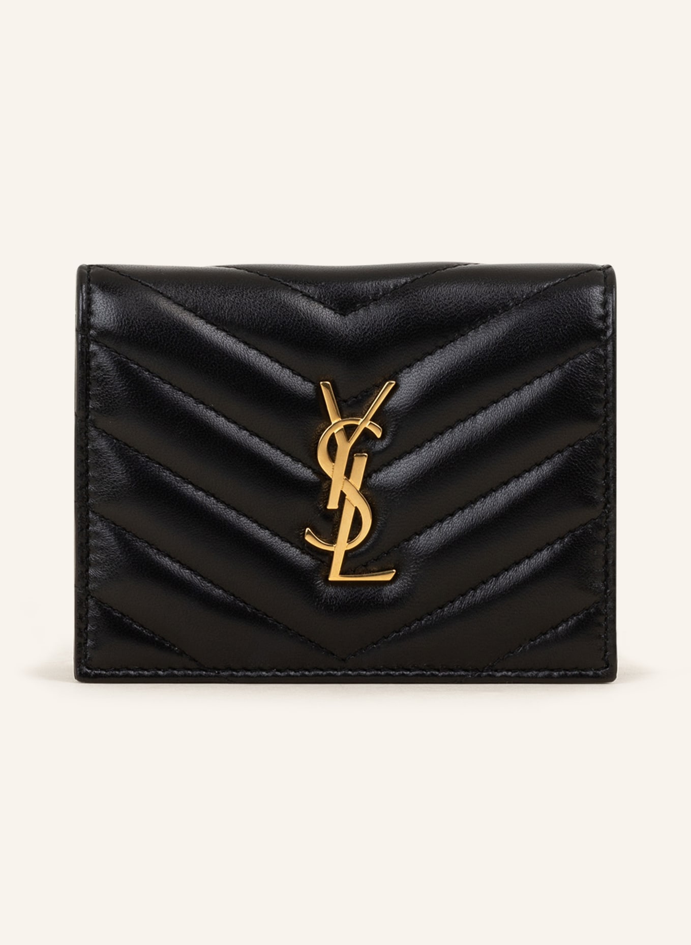 SAINT LAURENT Geldbörse CASSANDRE: SCHWARZ