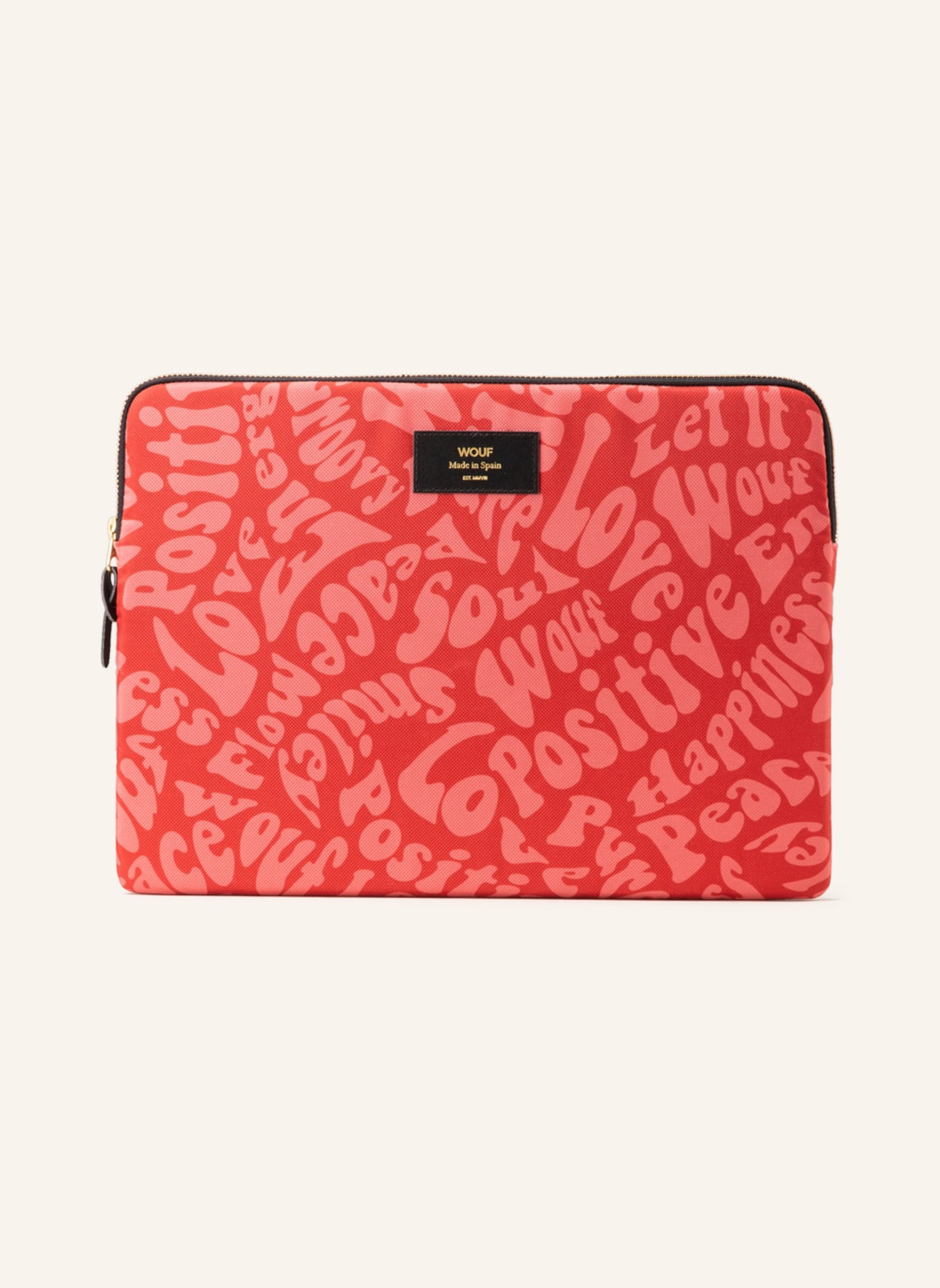 WOUF Laptop sleeve GROOVY, Color: RED/ PINK (Image 1)