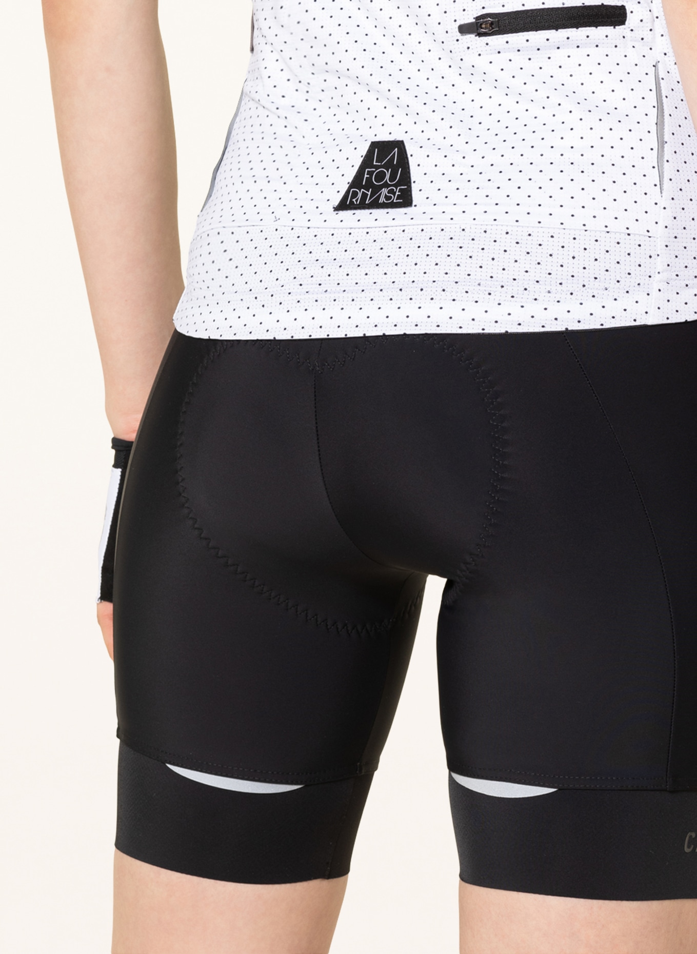 CAFÉ DU CYCLISTE Cycling shorts CELINE with padded insert, Color: BLACK (Image 5)