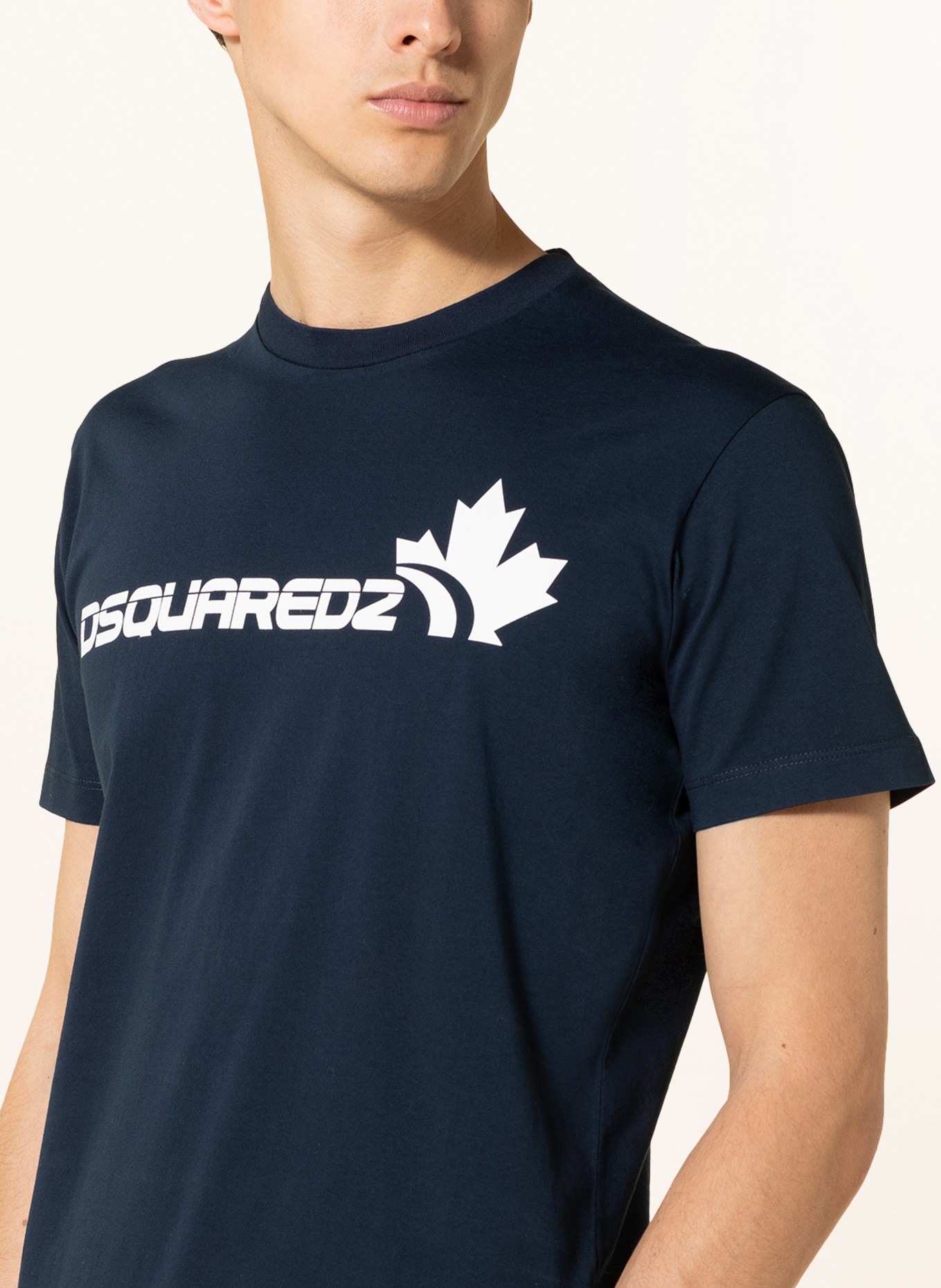 DSQUARED2 T-shirt, Color: DARK BLUE/ WHITE (Image 4)