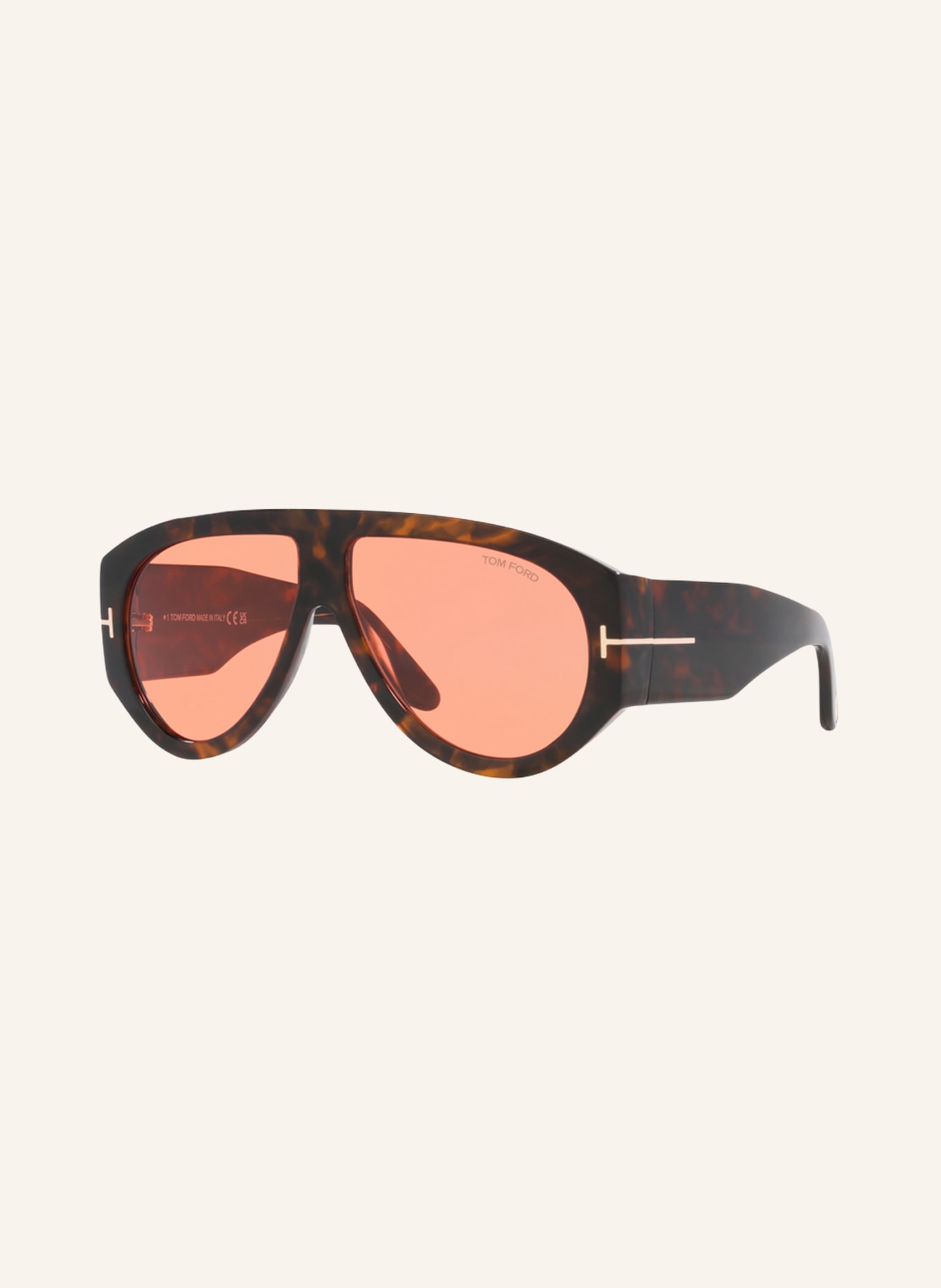 TOM FORD Sunglasses TR001510, Color: 1800U1 – HAVANA/ RED (Image 1)