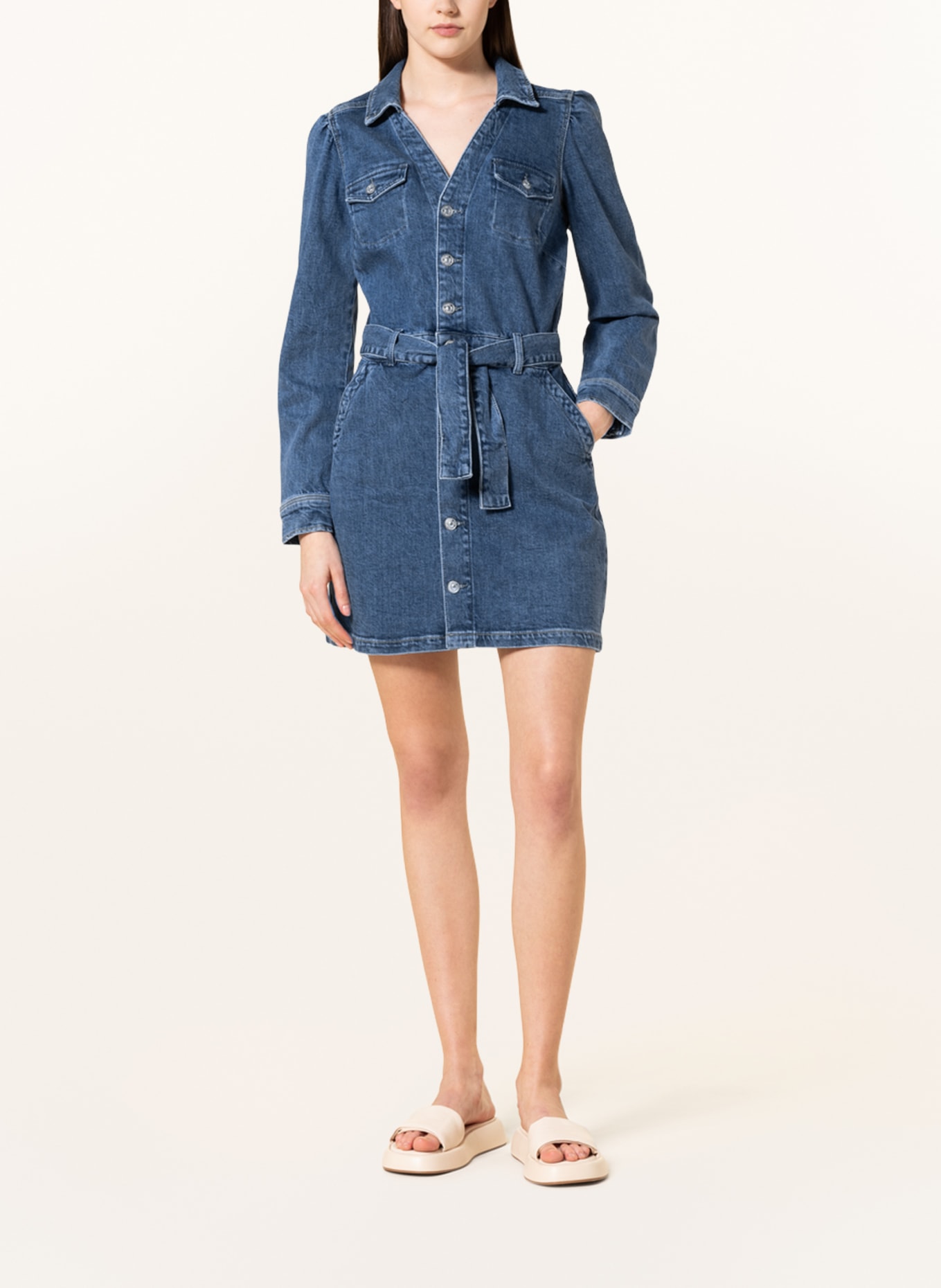 NEW Paige Jeans Womens 28 Blue Denim Dark Wash Low Rise Bootcut Flap  Pockets | eBay