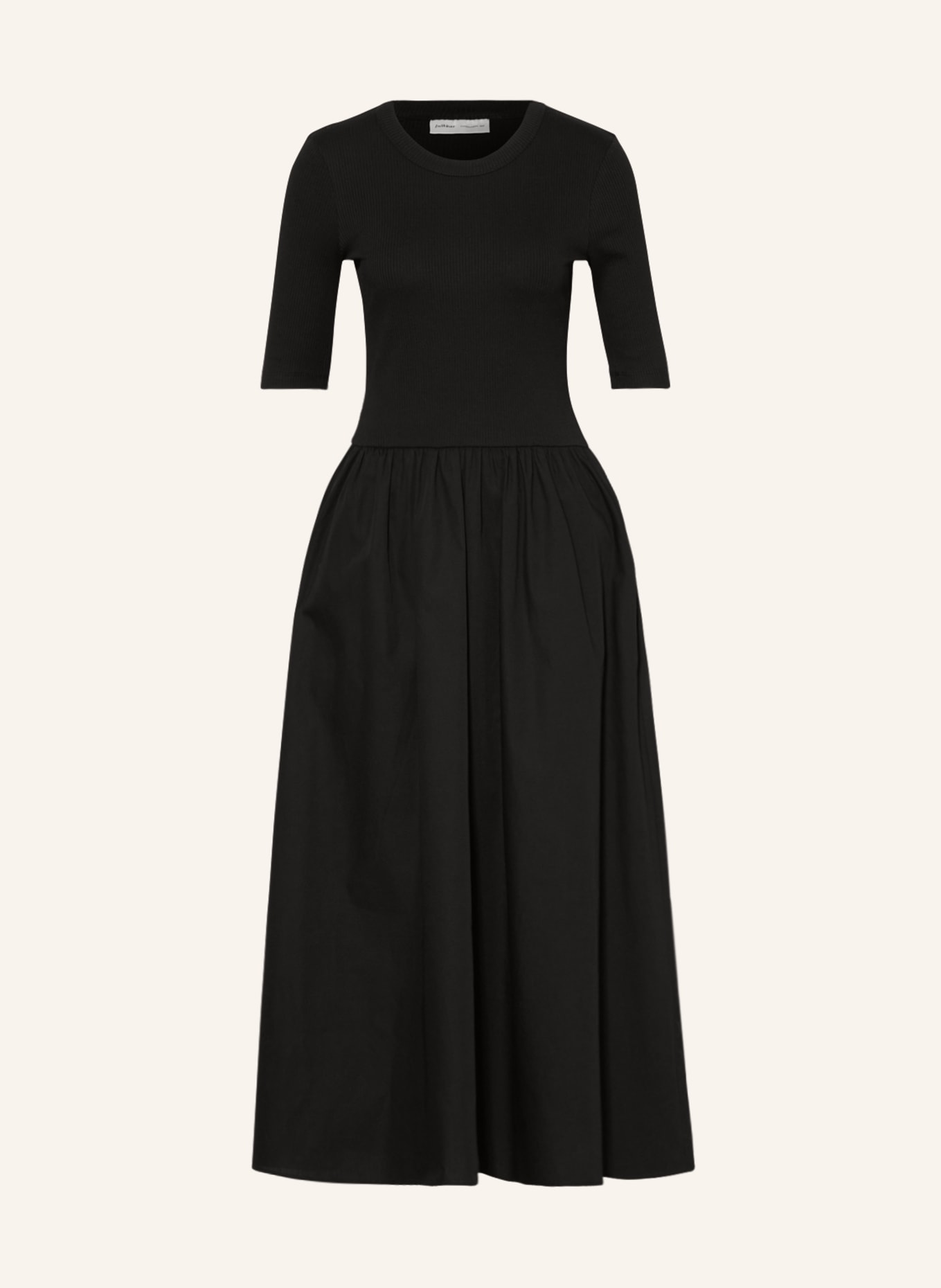 InWear Dress DAGNAMAIW in mixed materials, Color: BLACK (Image 1)