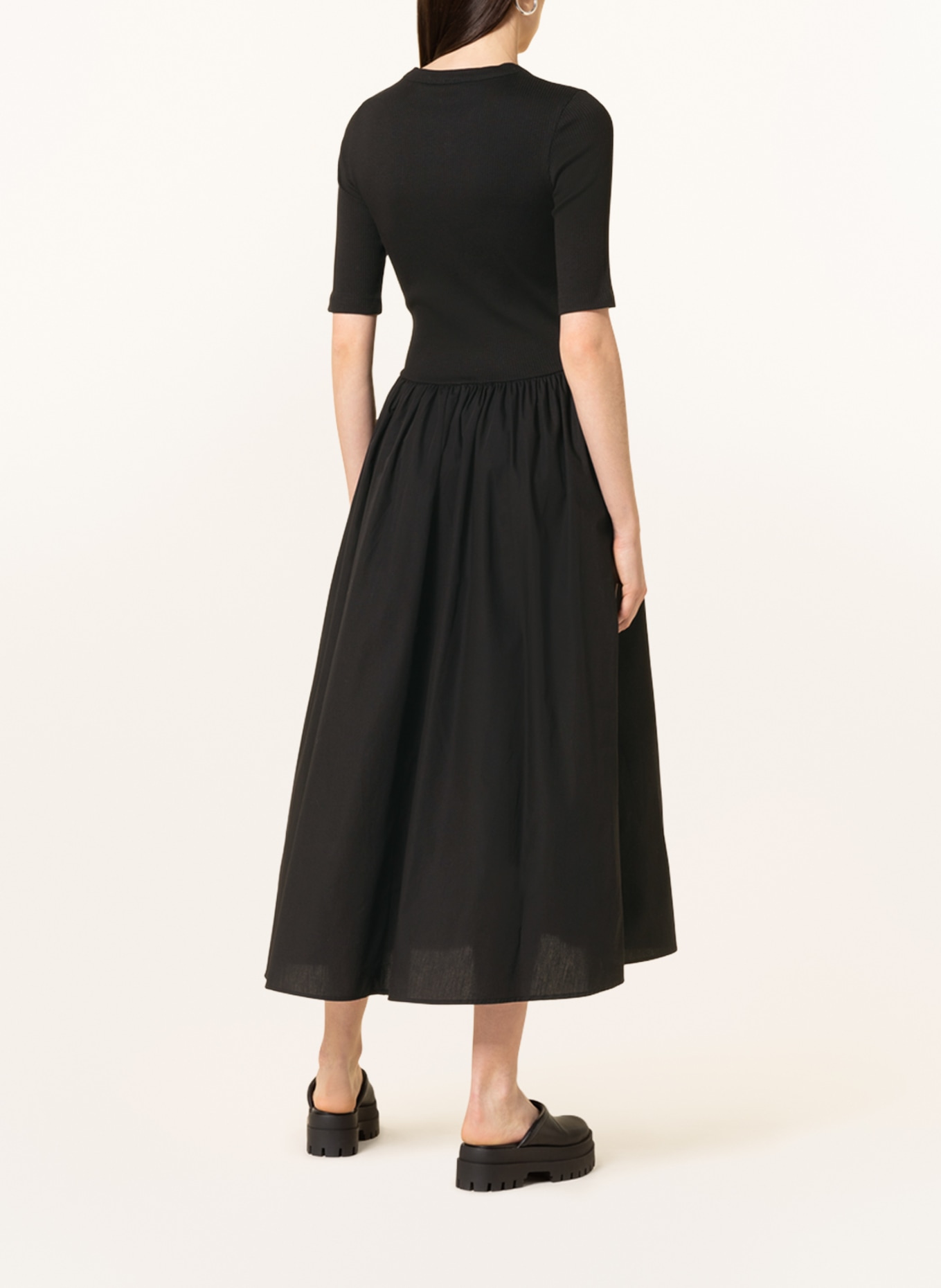 InWear Dress DAGNAMAIW in mixed materials, Color: BLACK (Image 3)