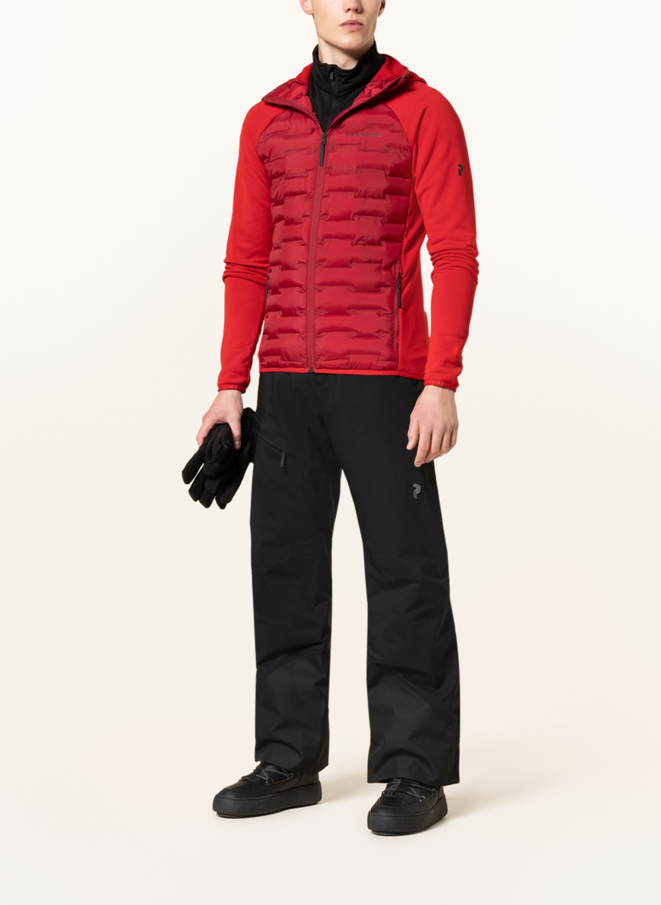 Peak Performance Hybrid-Steppjacke ARGON: DUNKELROT