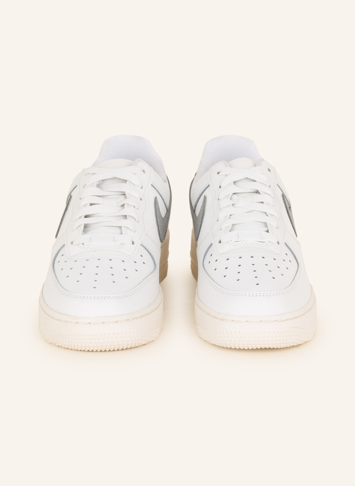 Nike Sneakers AIR FORCE 1 07, Color: WHITE/ SILVER (Image 3)