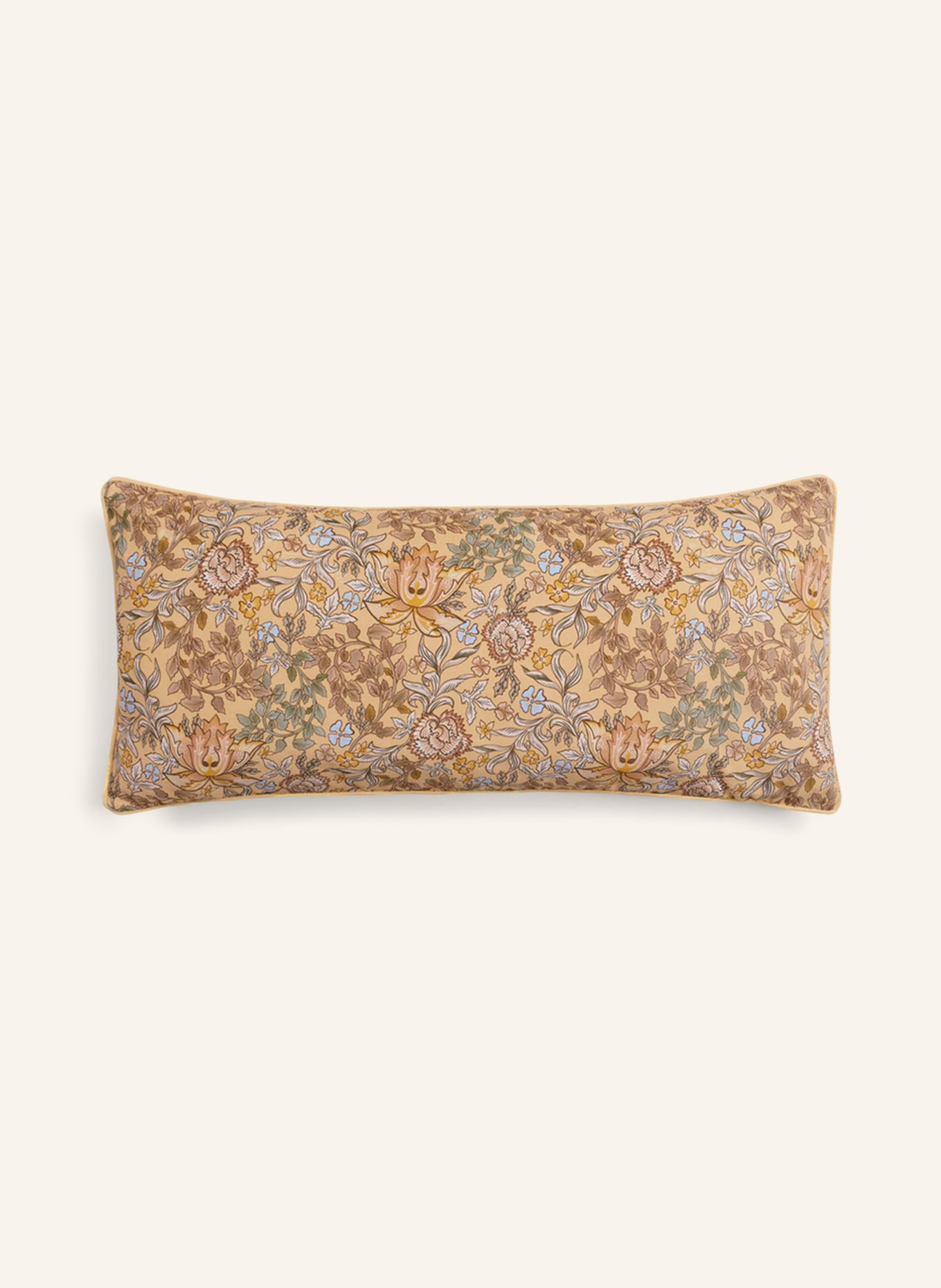 ESSENZA Decorative cushions OPHELIA made of velvet, Color: YELLOW/ LIGHT ORANGE/ LIGHT GREEN (Image 1)