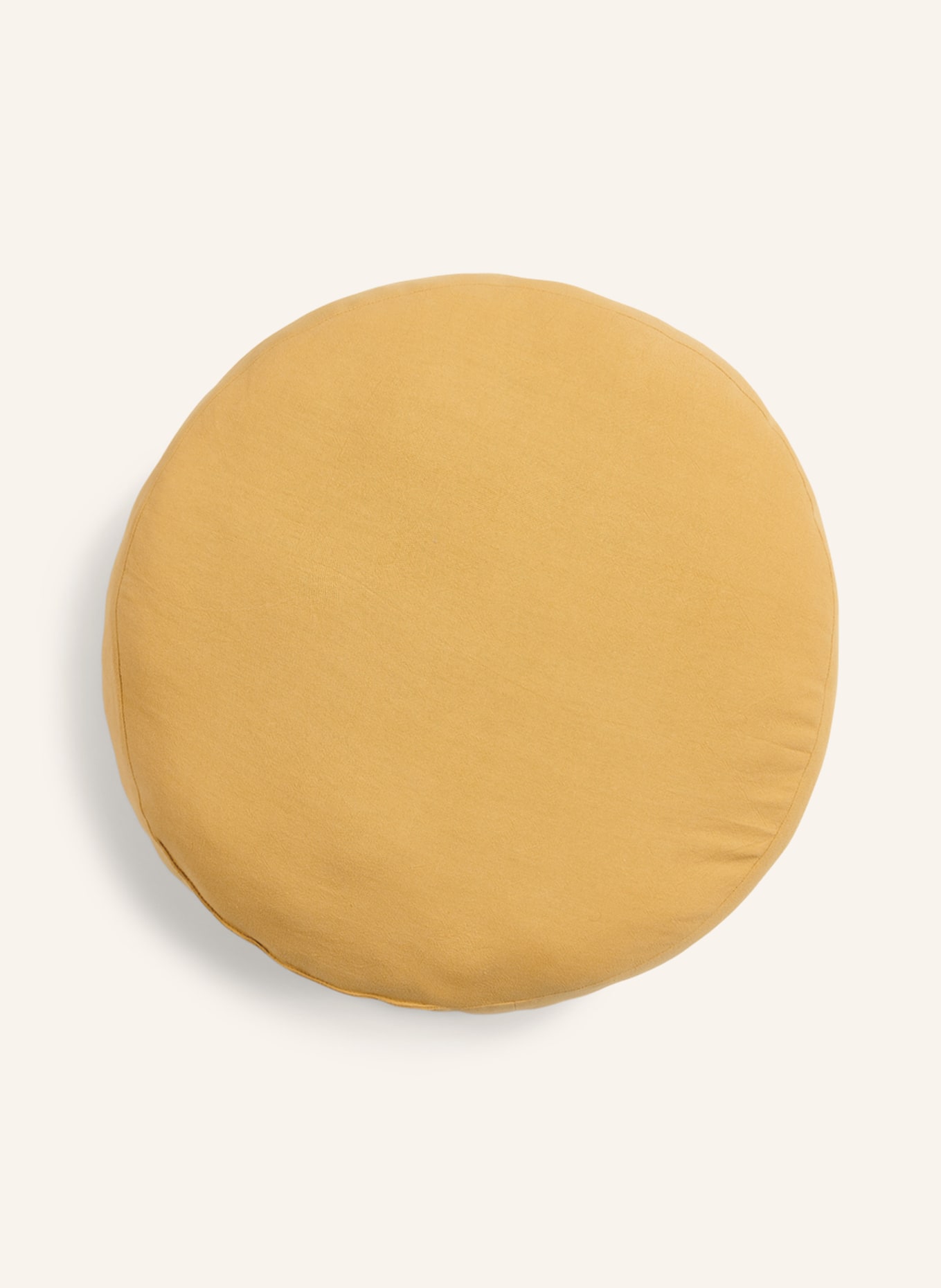 ESSENZA Decorative cushion MADS with linen, Color: DARK YELLOW (Image 1)