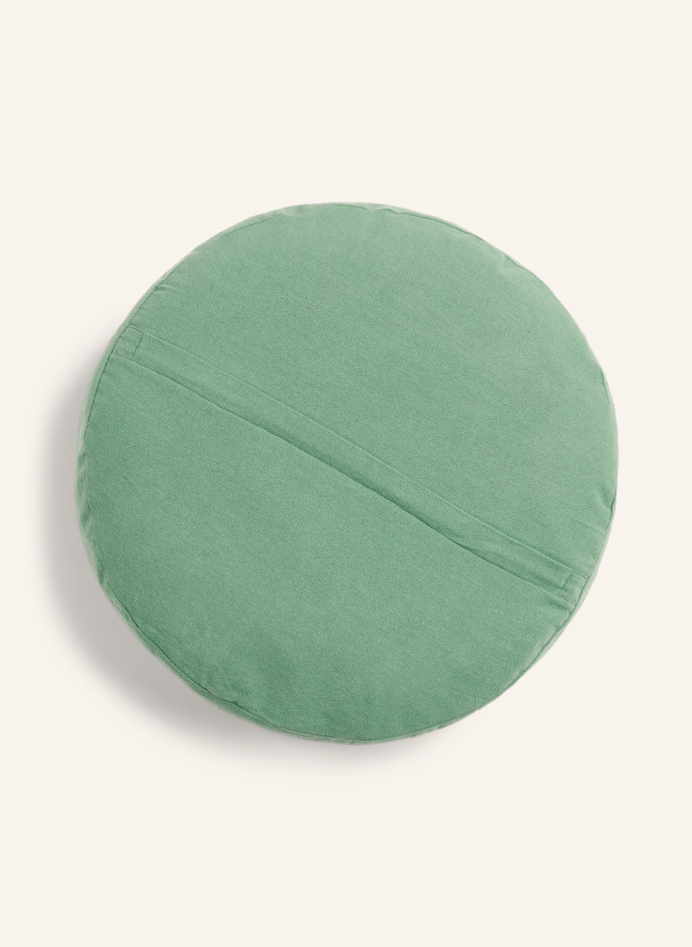 ESSENZA Decorative cushion MADS with linen, Color: GREEN (Image 2)