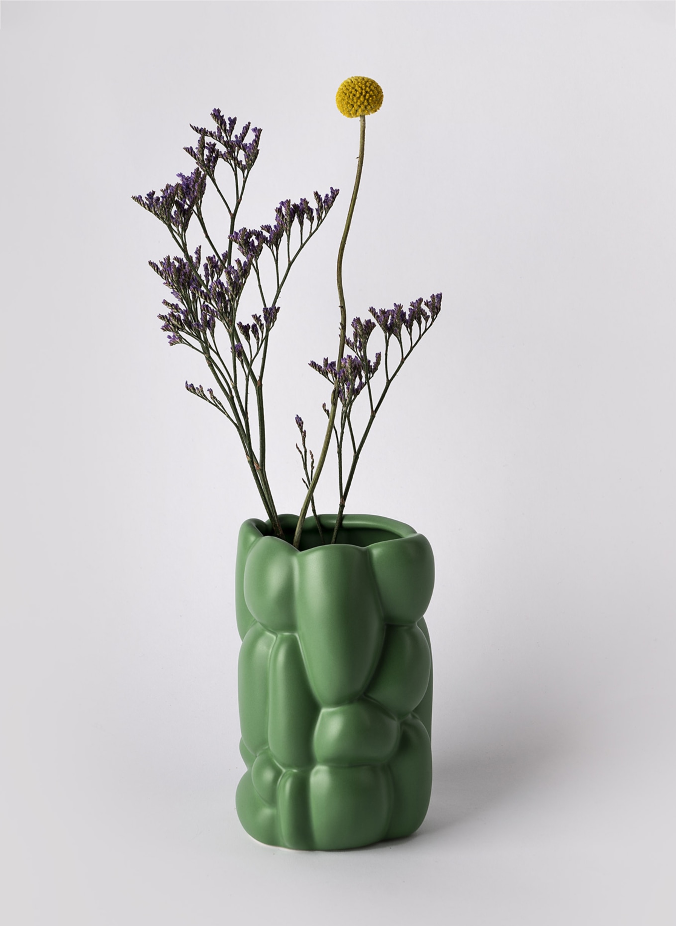 raawii Váza CLOUD SMALL: ZELENÁ