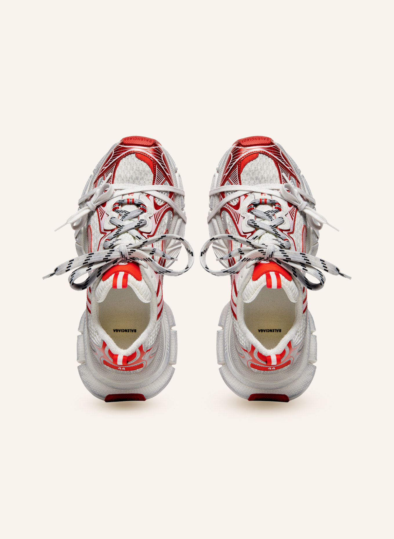 BALENCIAGA Sneaker 3XL, Farbe: WEISS/ ROT (Bild 5)