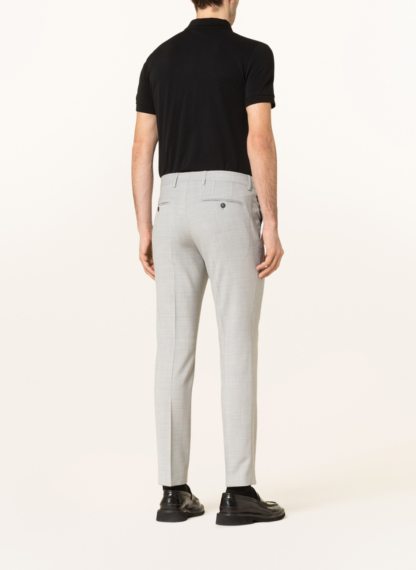 pierre cardin Suit trousers PC-RYAN FUTUREFLEX extra slim fit, Color: 9010 Hellgrau (Image 4)