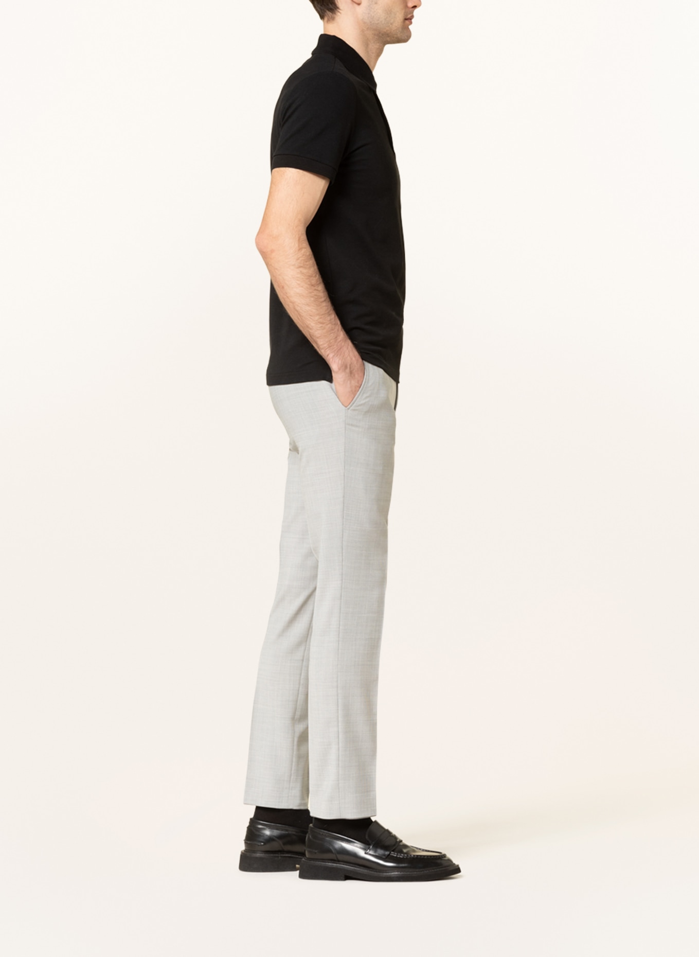 pierre cardin Suit trousers PC-RYAN FUTUREFLEX extra slim fit, Color: 9010 Hellgrau (Image 5)