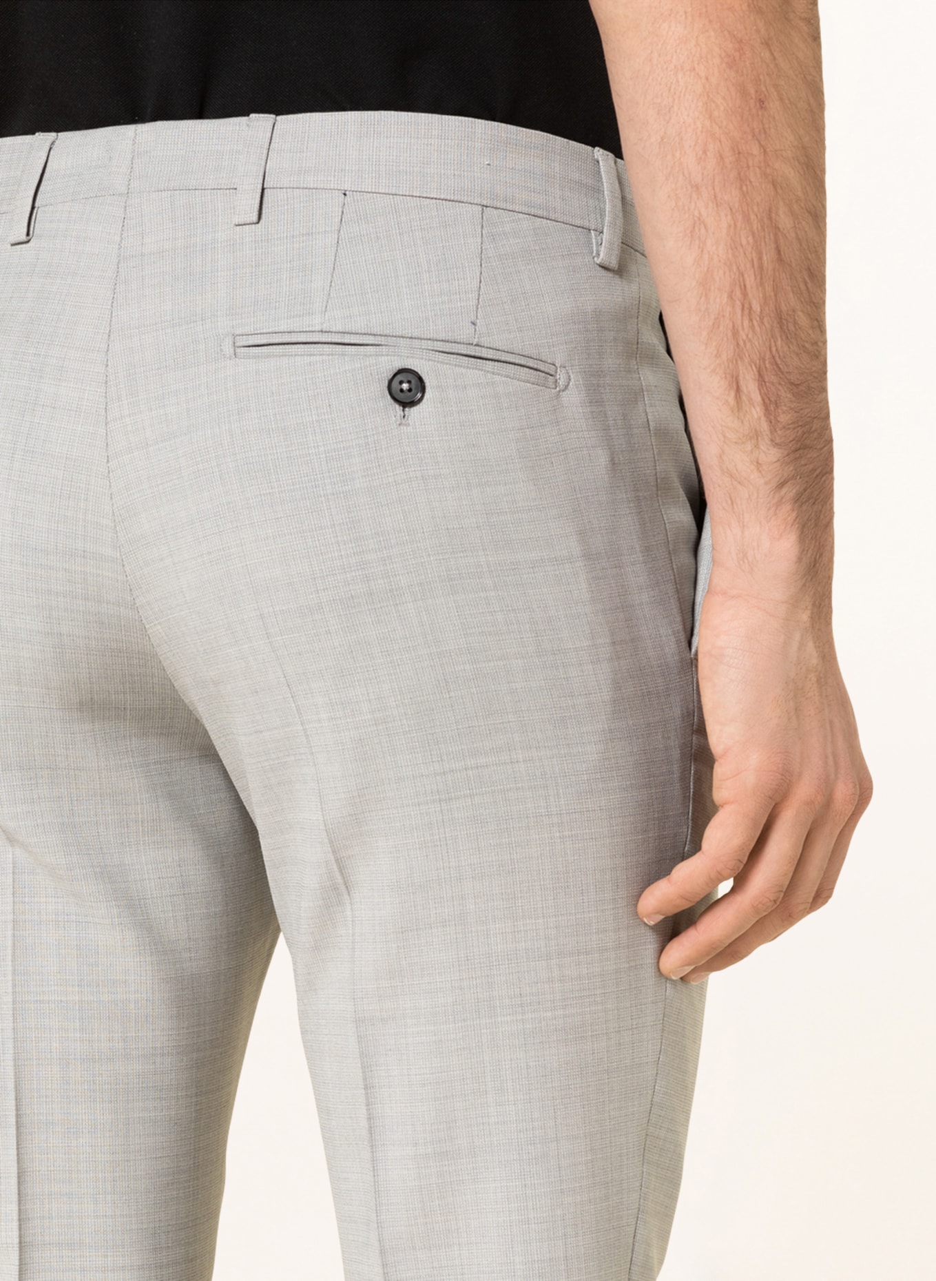 pierre cardin Suit trousers PC-RYAN FUTUREFLEX extra slim fit, Color: 9010 Hellgrau (Image 6)