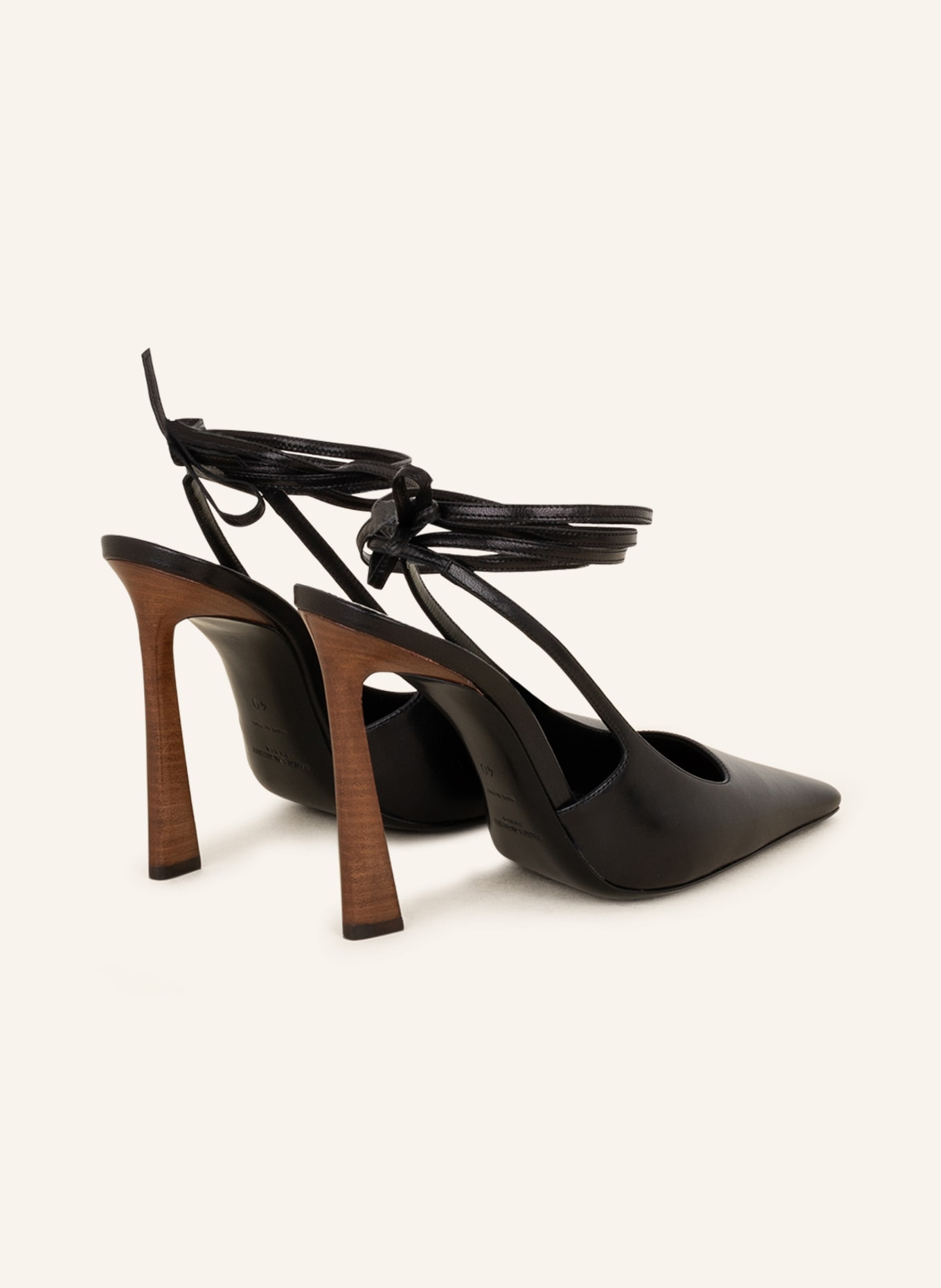 SAINT LAURENT Slingpumps BLADE, Farbe: SCHWARZ (Bild 2)