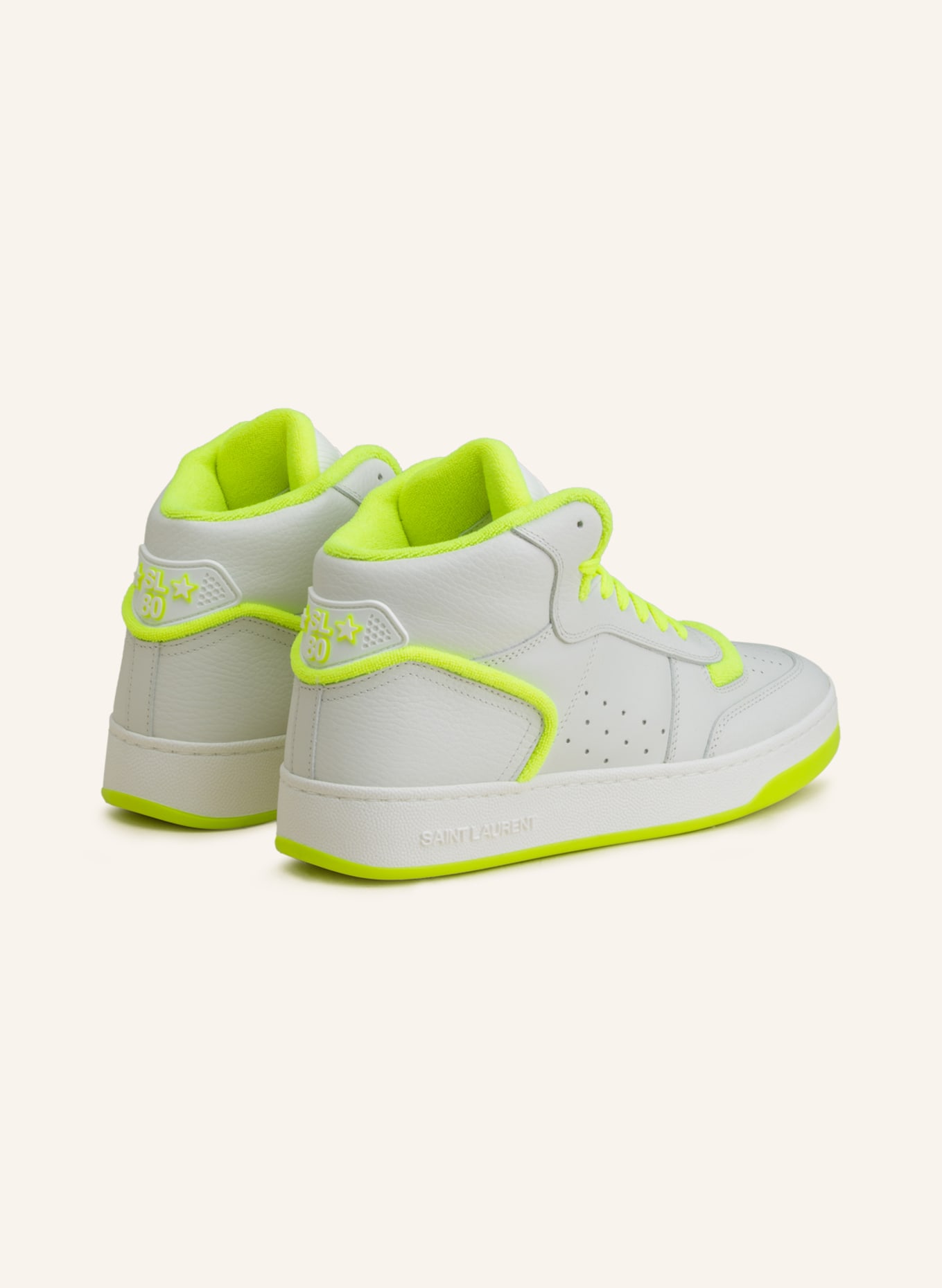 SAINT LAURENT Hightop-Sneaker MERID, Farbe: WEISS (Bild 2)