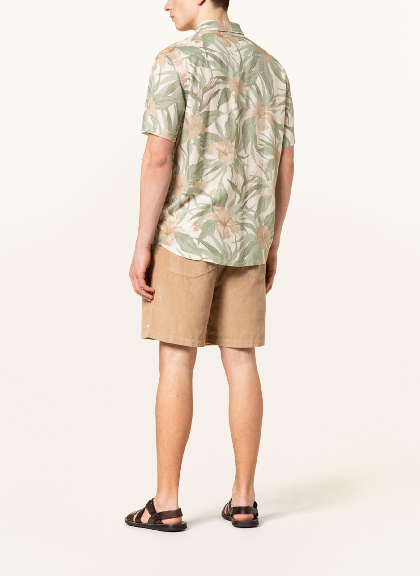 QUIKSILVER Corduroy shorts TAXER in jogger style, Color: BEIGE (Image 3)