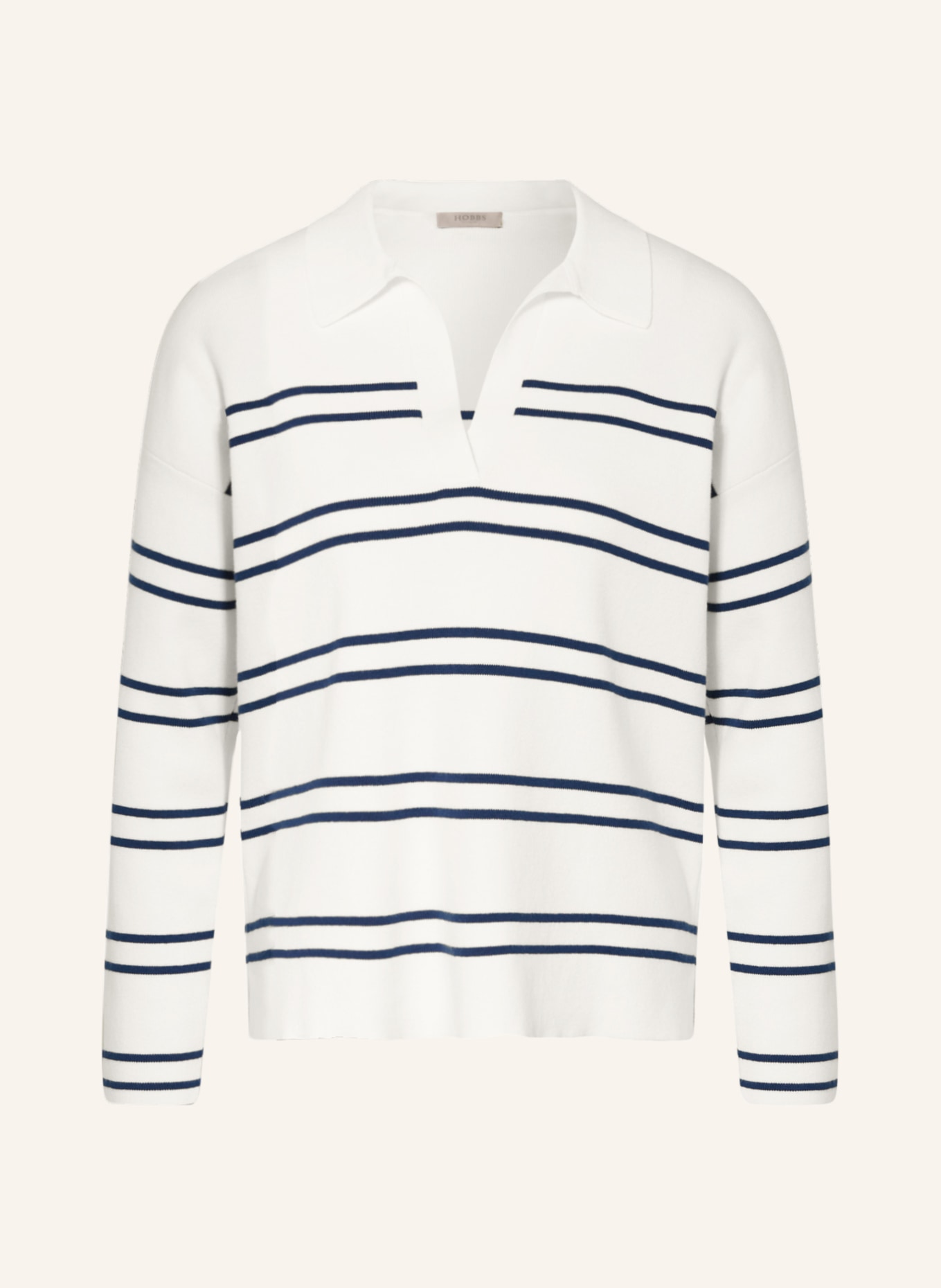 HOBBS Sweater KARISSA, Color: WHITE/ DARK BLUE (Image 1)