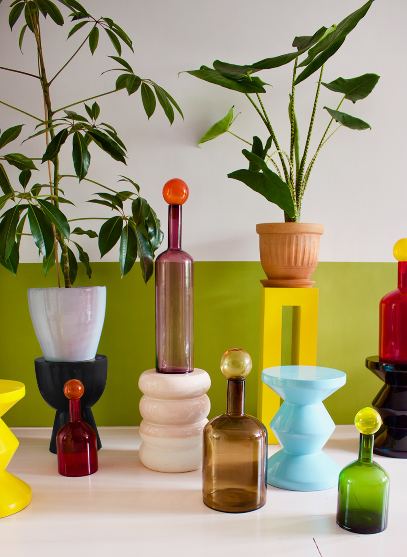 POLSPOTTEN Hocker TAM TAM: SCHWARZ