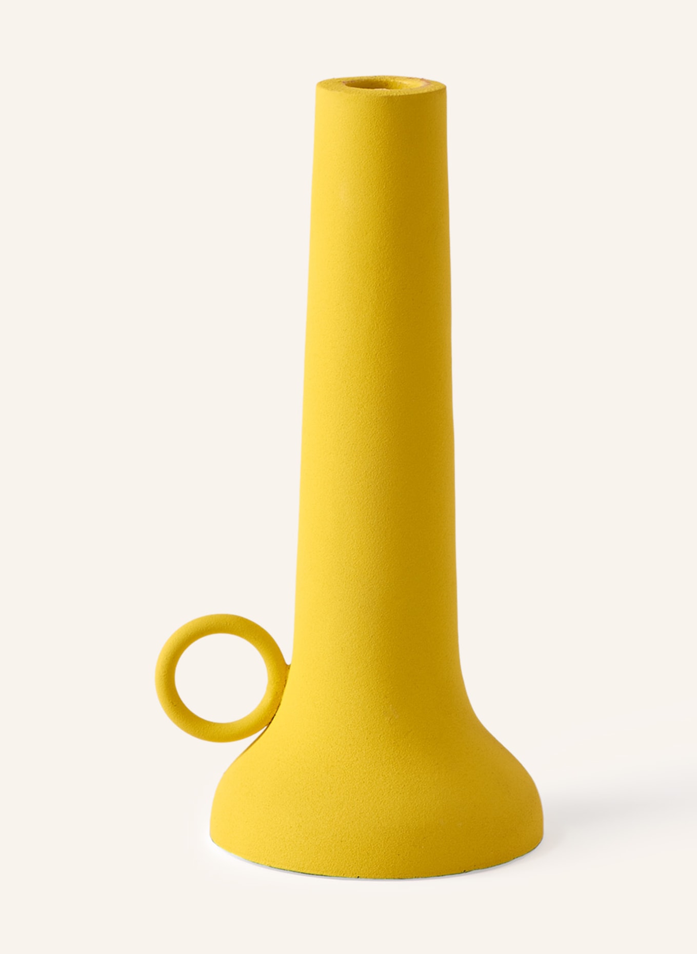 POLSPOTTEN Candleholder SPARTAN SMALL, Color: YELLOW (Image 1)