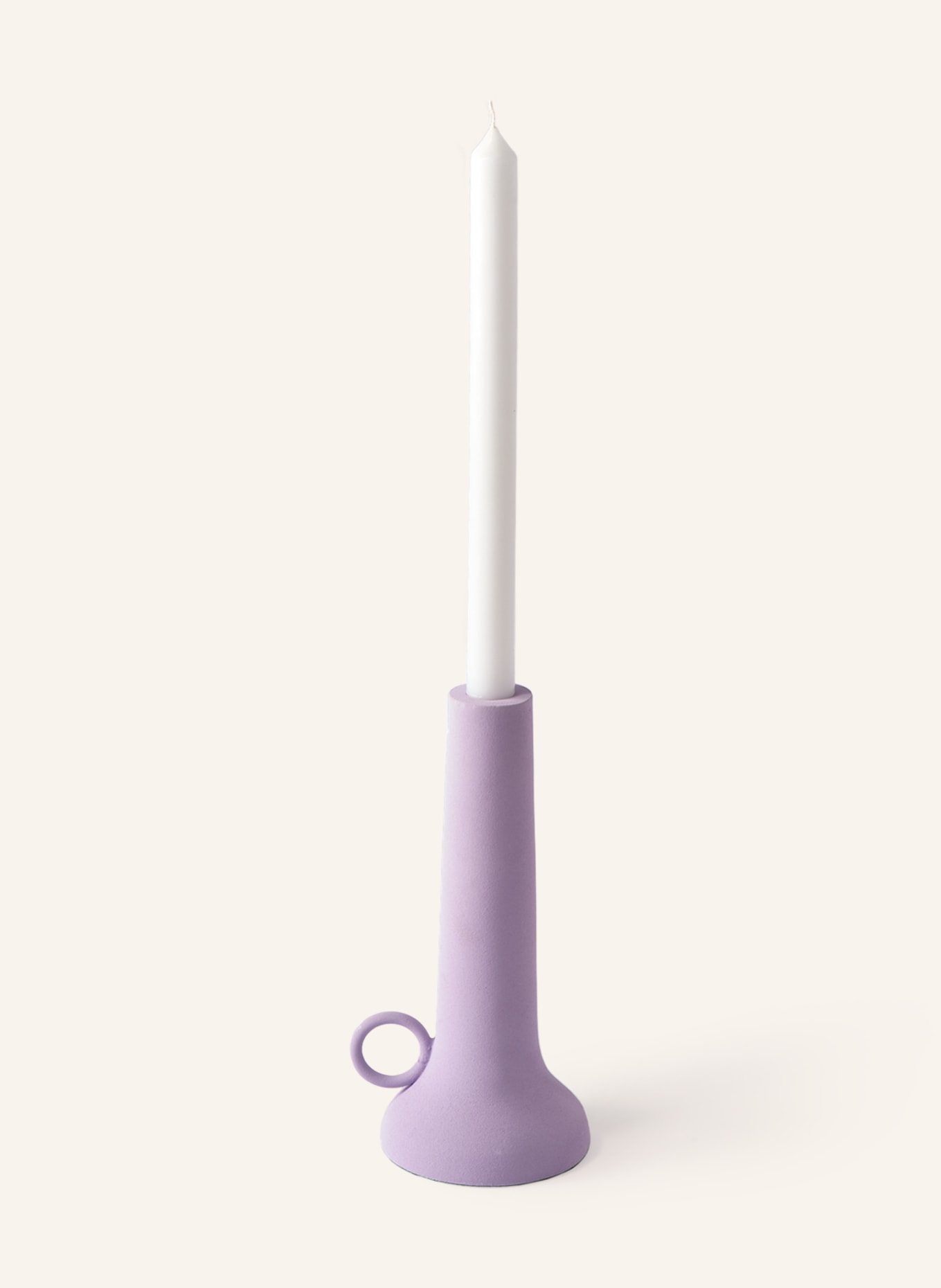 POLSPOTTEN Candleholder SPARTAN SMALL, Color: LIGHT PURPLE (Image 2)