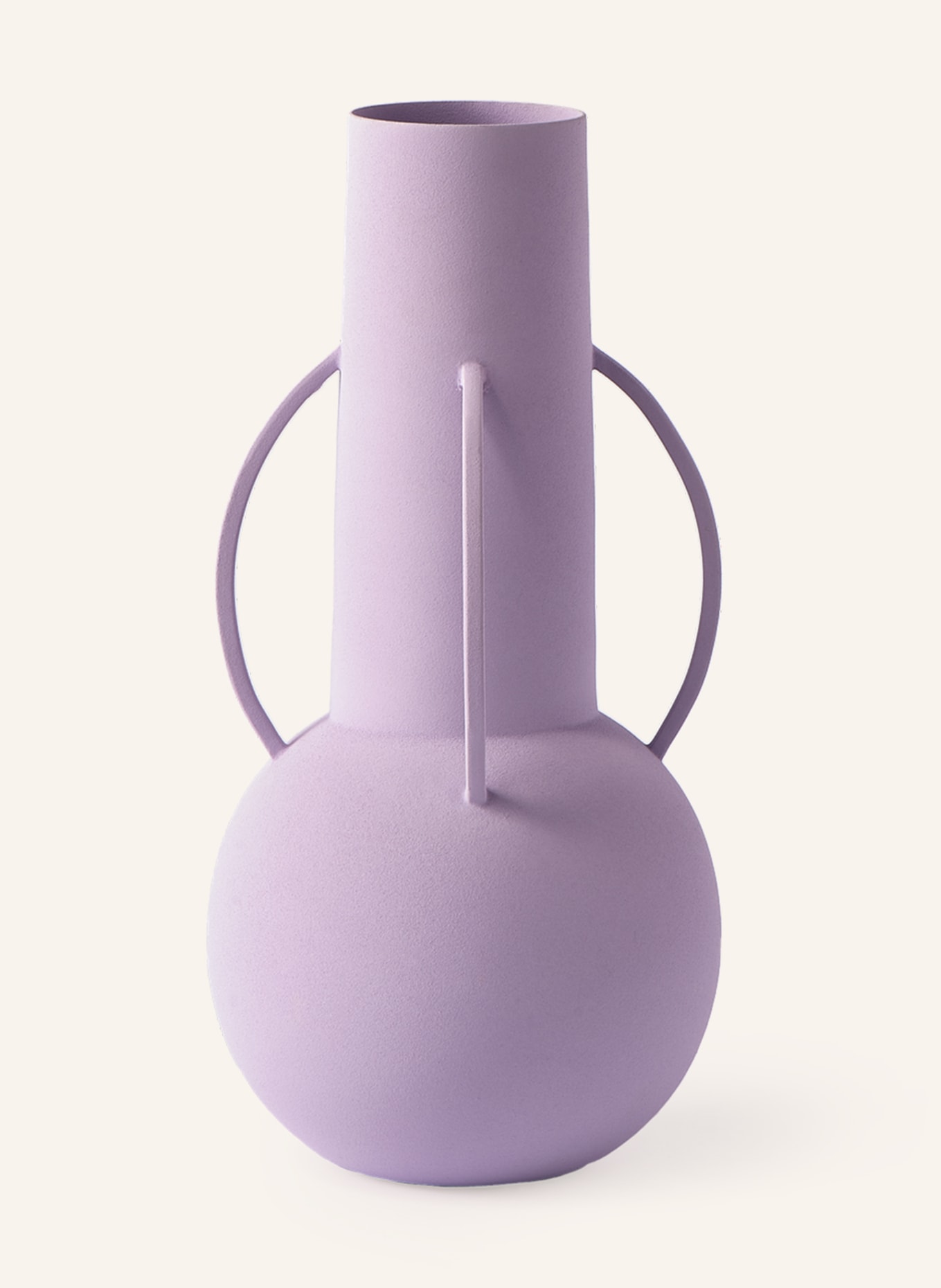 POLSPOTTEN 4er-Set Vasen ROMAN: GELB / HELLLILA / COGNAC