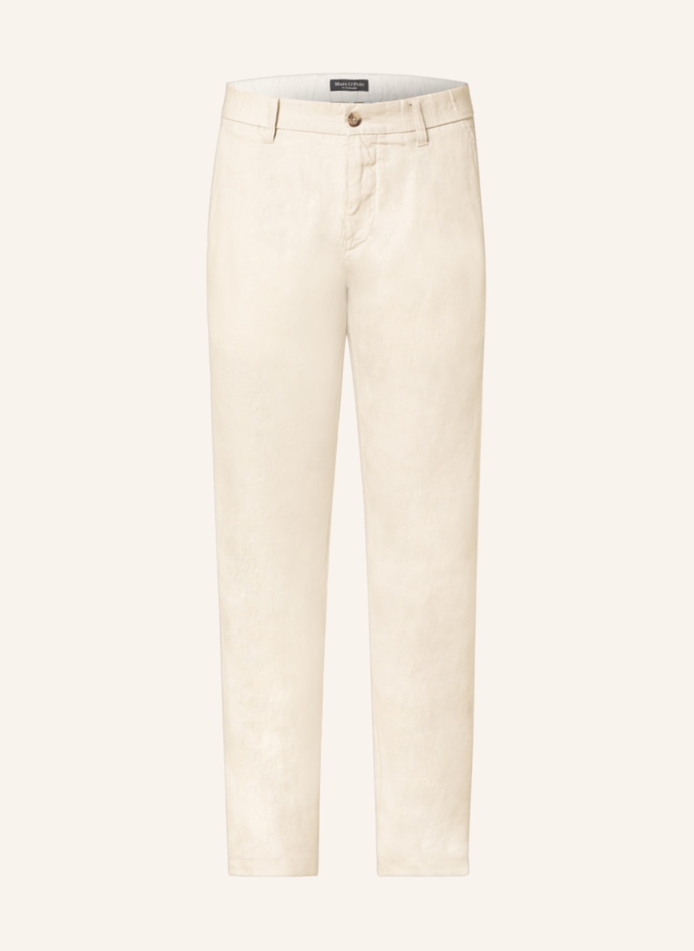 Marc O'Polo Linen chinos OSBY JOGGER tapered fit, Color: LIGHT GRAY (Image 1)