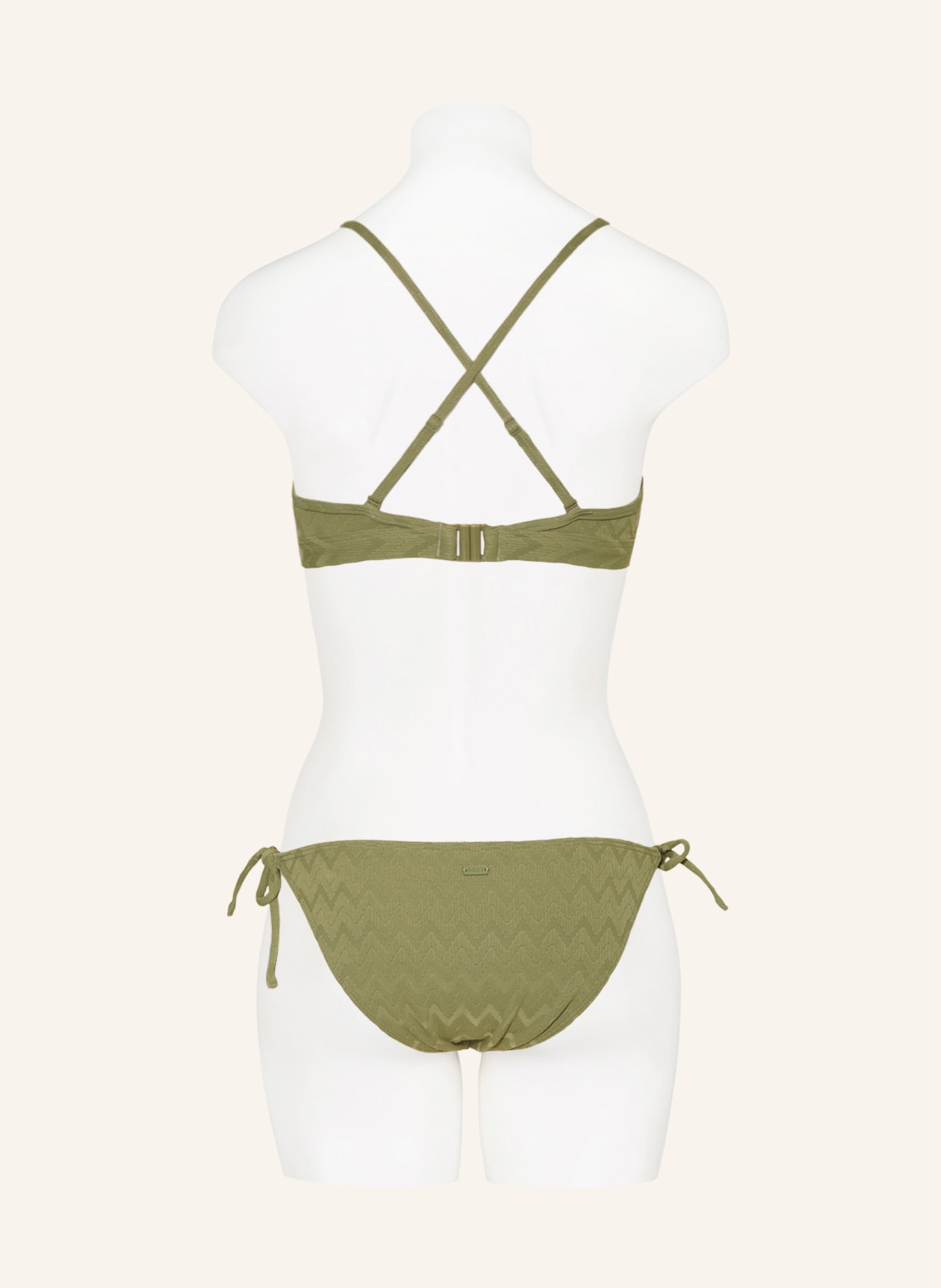 ROXY Bralette bikini top CURRENT COOLNESS, Color: OLIVE (Image 4)