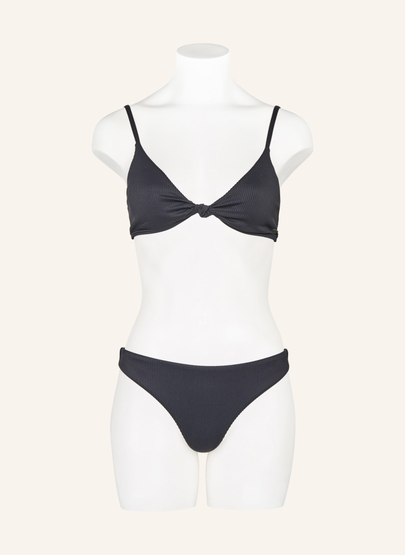 ROXY Bralette-Bikini-Top LOVE THE SURF, Farbe: DUNKELGRAU (Bild 2)