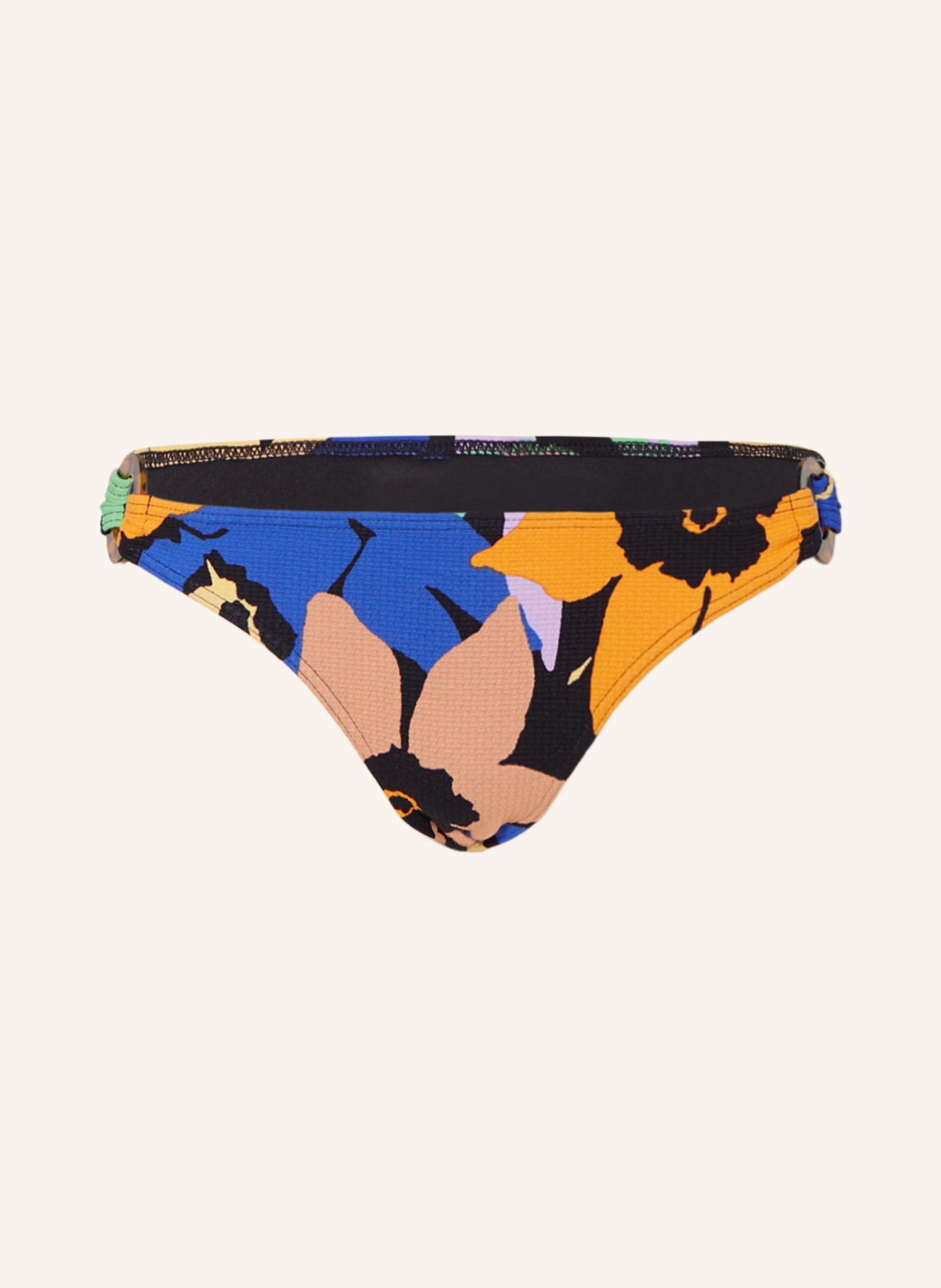 ROXY Basic-Bikini-Hose COLOR JAM, Farbe: BLAU/ SCHWARZ/ ORANGE (Bild 1)