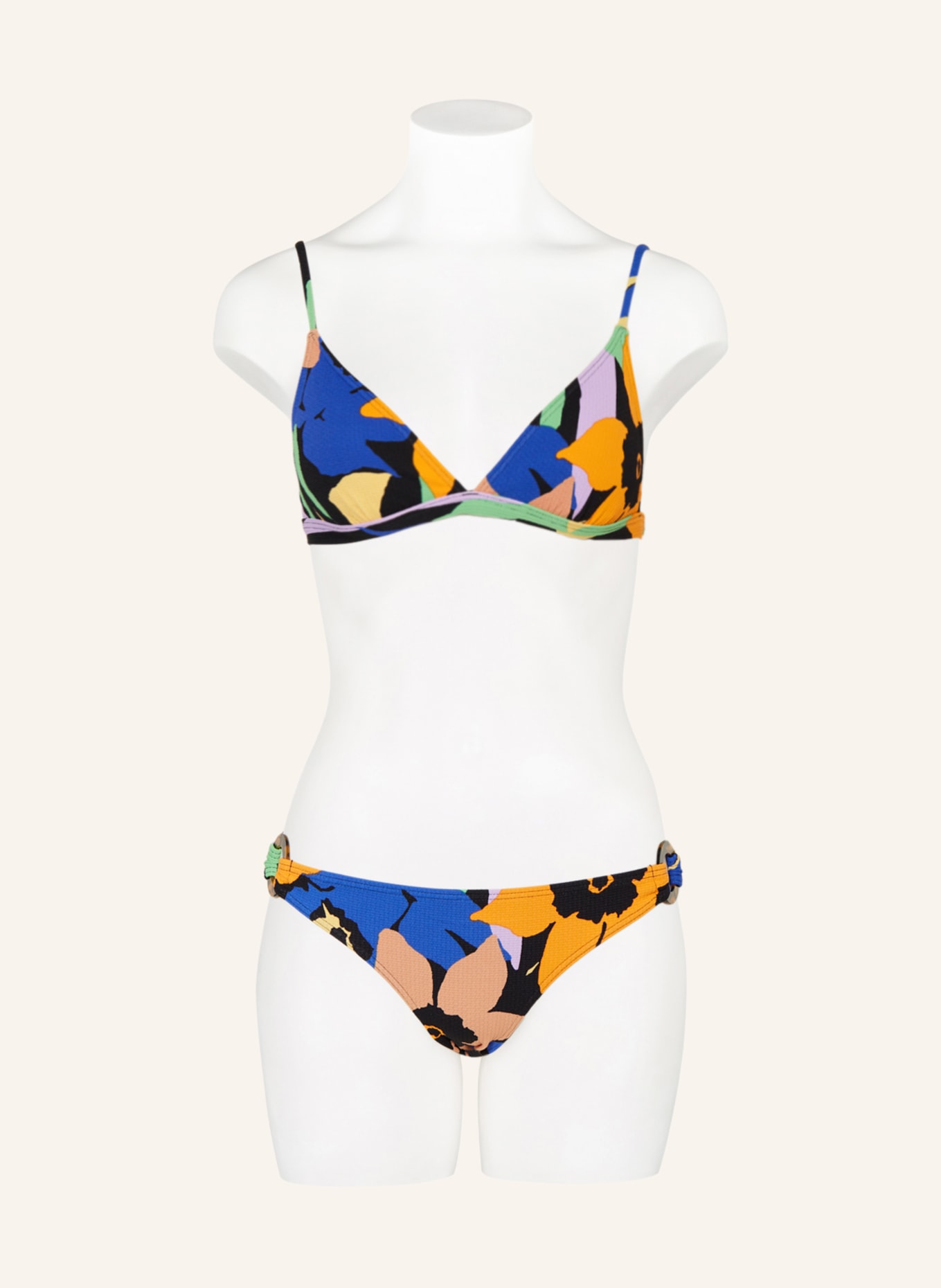 ROXY Basic-Bikini-Hose COLOR JAM, Farbe: BLAU/ SCHWARZ/ ORANGE (Bild 2)