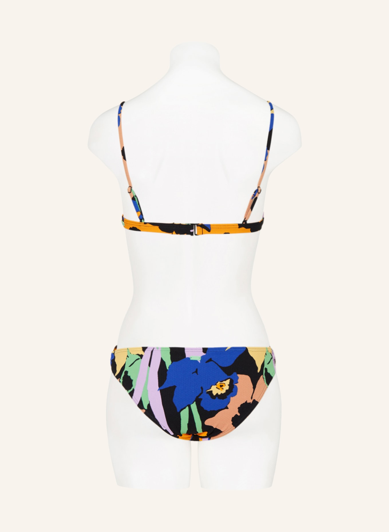 ROXY Basic-Bikini-Hose COLOR JAM, Farbe: BLAU/ SCHWARZ/ ORANGE (Bild 3)