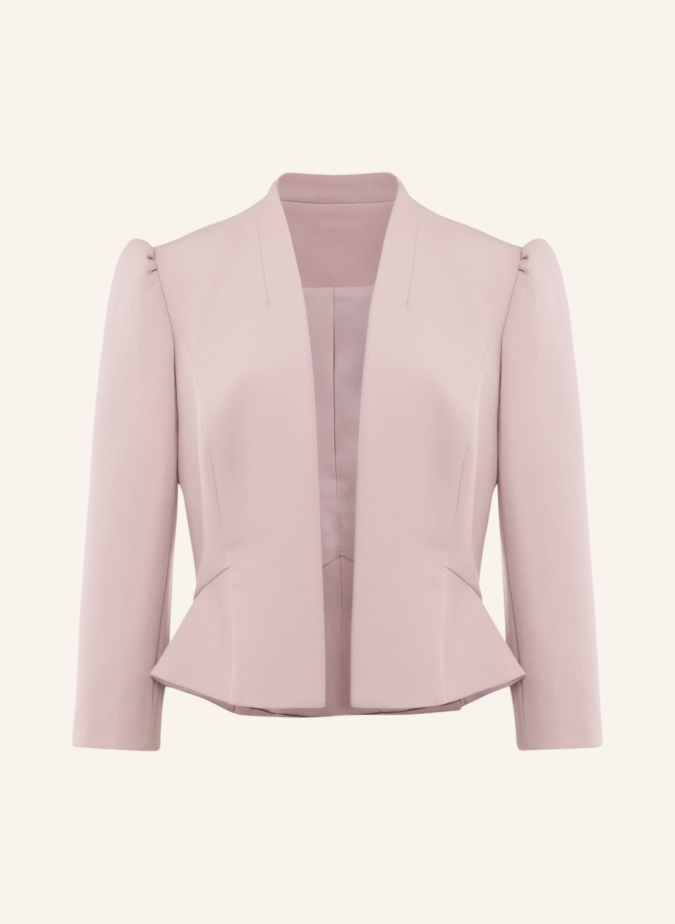 Phase Eight Cropped blazer ISABELLA with 3/4 sleeves, Color: ROSE (Image 1)