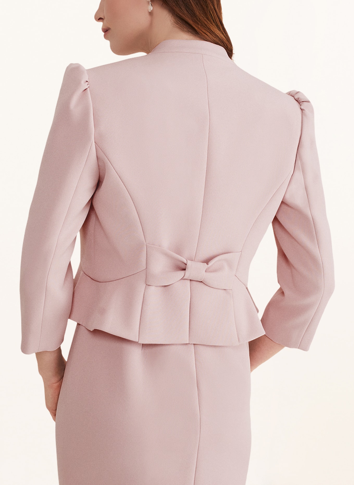Phase Eight Cropped blazer ISABELLA with 3/4 sleeves, Color: ROSE (Image 3)