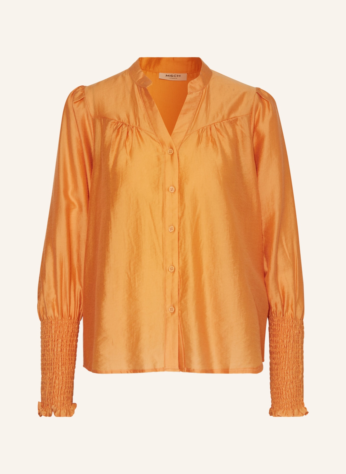 MSCH COPENHAGEN Shirt blouse MSCHKALIKO, Color: ORANGE (Image 1)