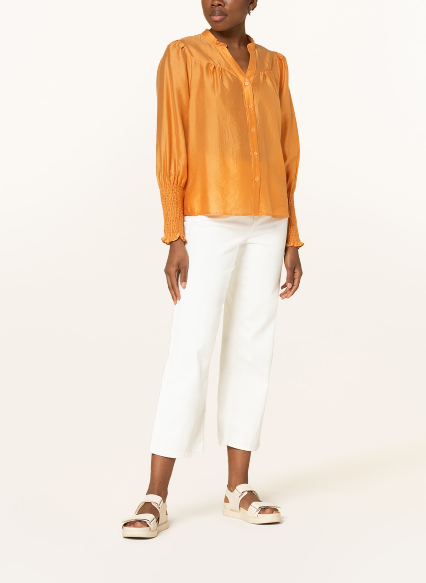 MSCH COPENHAGEN Shirt blouse MSCHKALIKO, Color: ORANGE (Image 2)