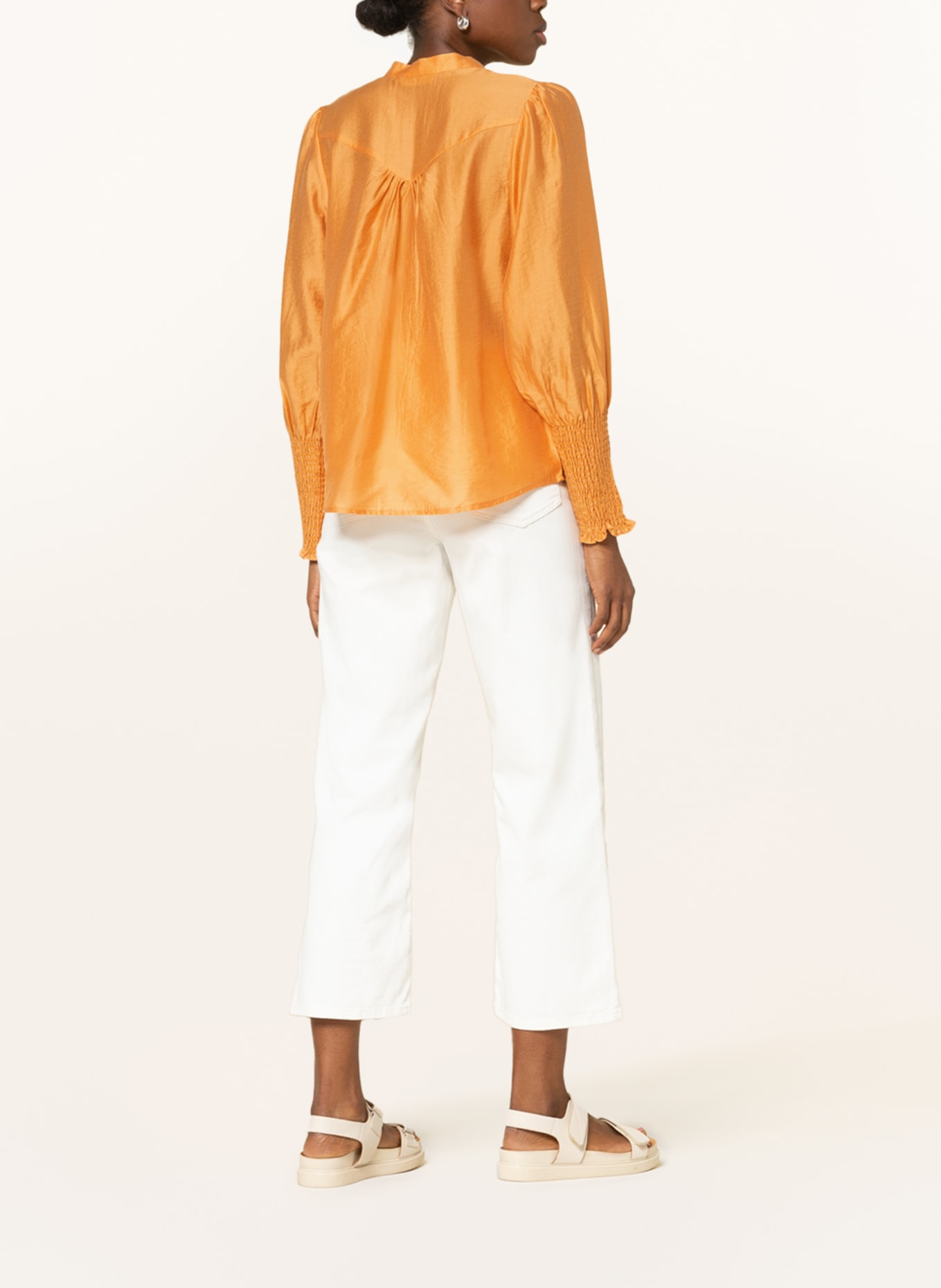 MSCH COPENHAGEN Shirt blouse MSCHKALIKO, Color: ORANGE (Image 3)