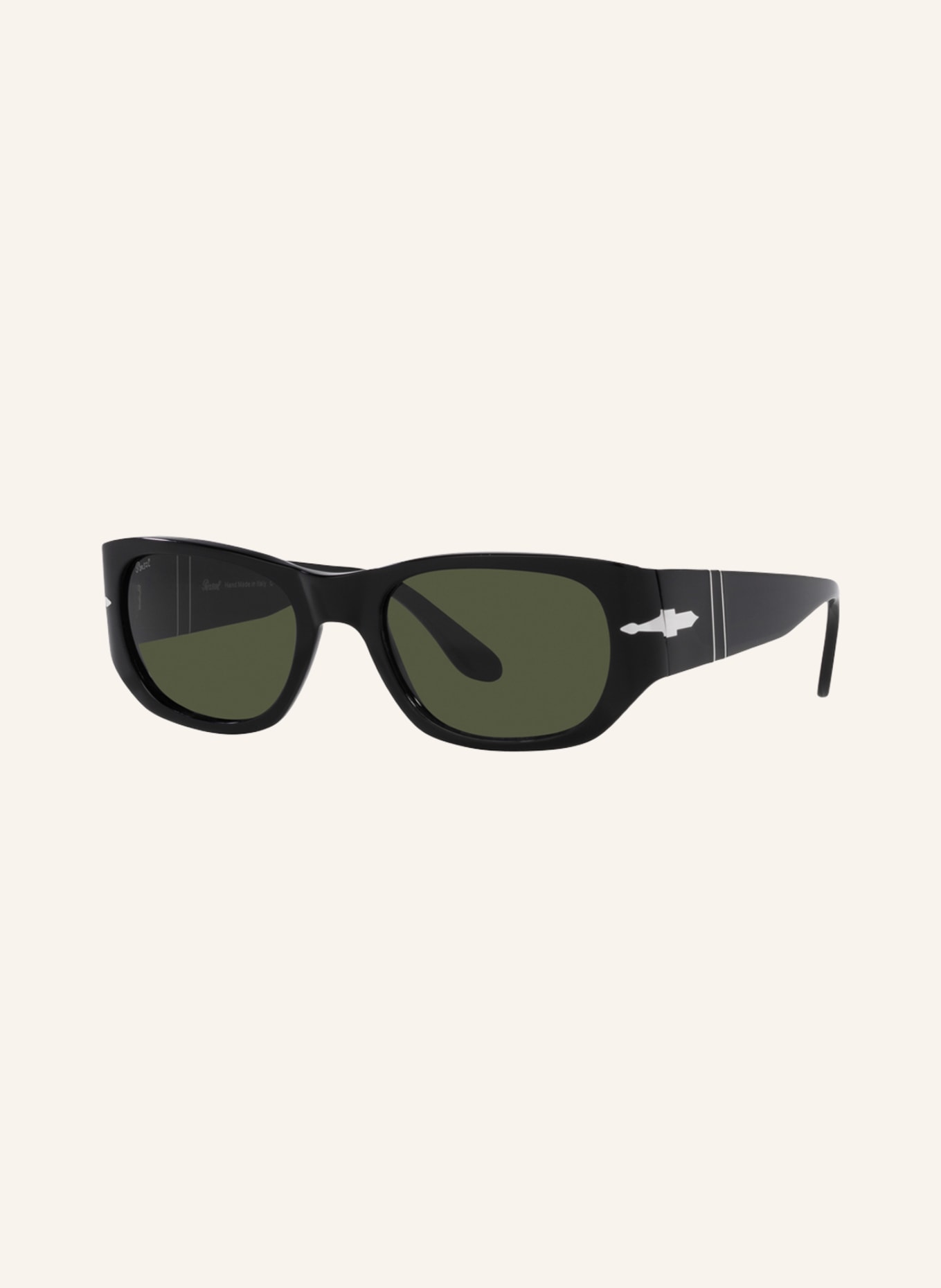 Persol Sunglasses PO3307S, Color: 95/31 - BLACK/GREEN (Image 1)