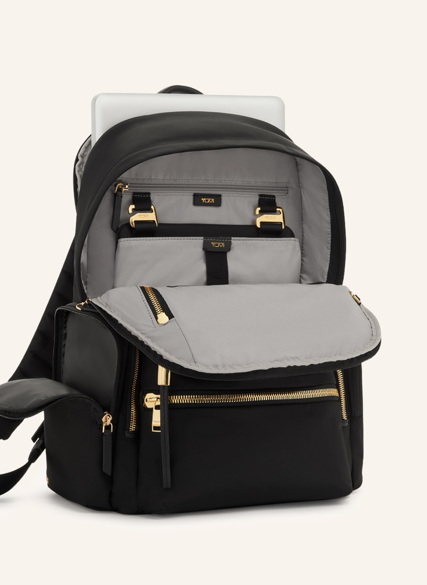 TUMI VOYAGEUR backpack CELINA with laptop compartment, Color: BLACK (Image 3)