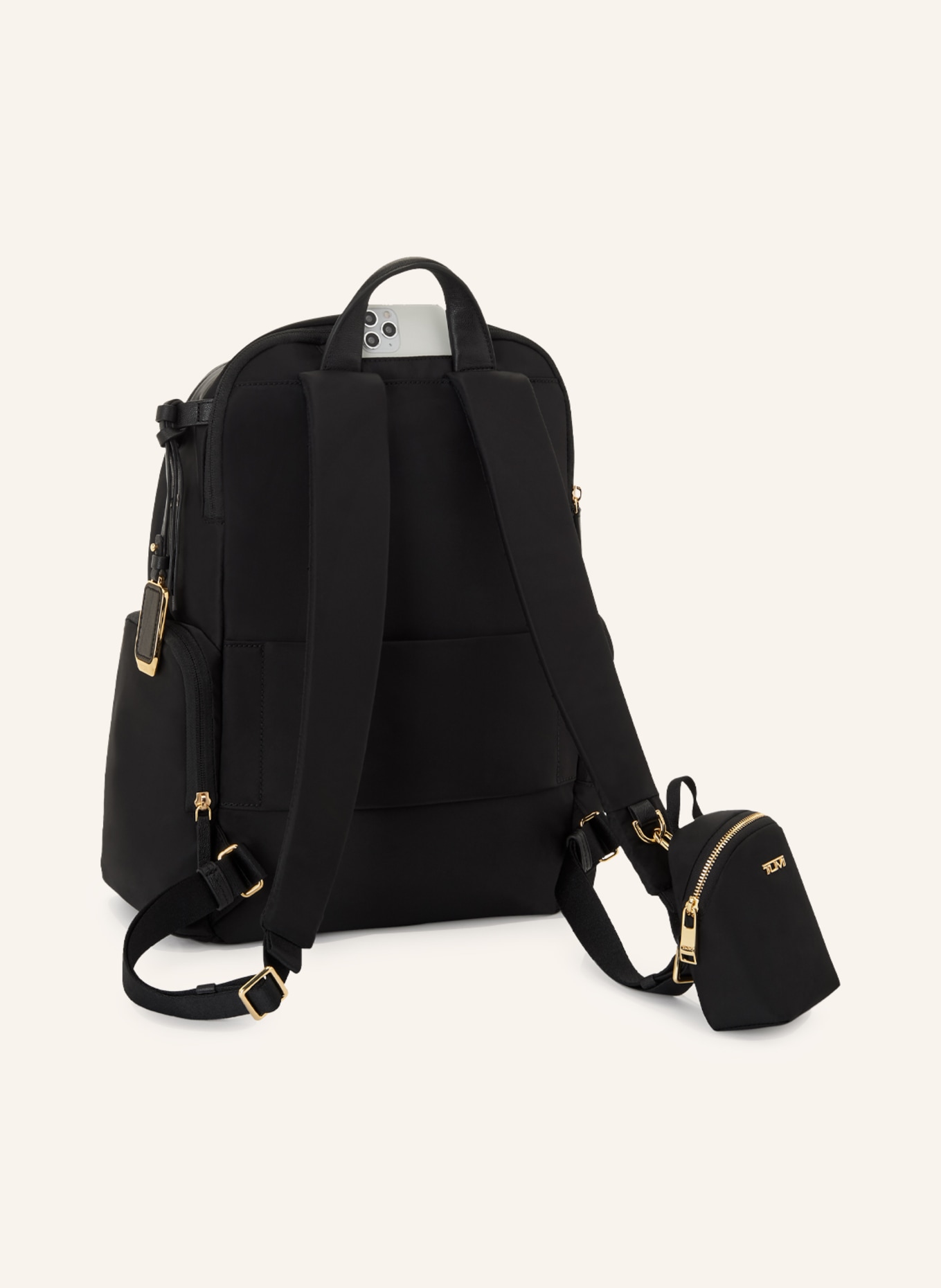 TUMI VOYAGEUR backpack CELINA with laptop compartment, Color: BLACK (Image 4)