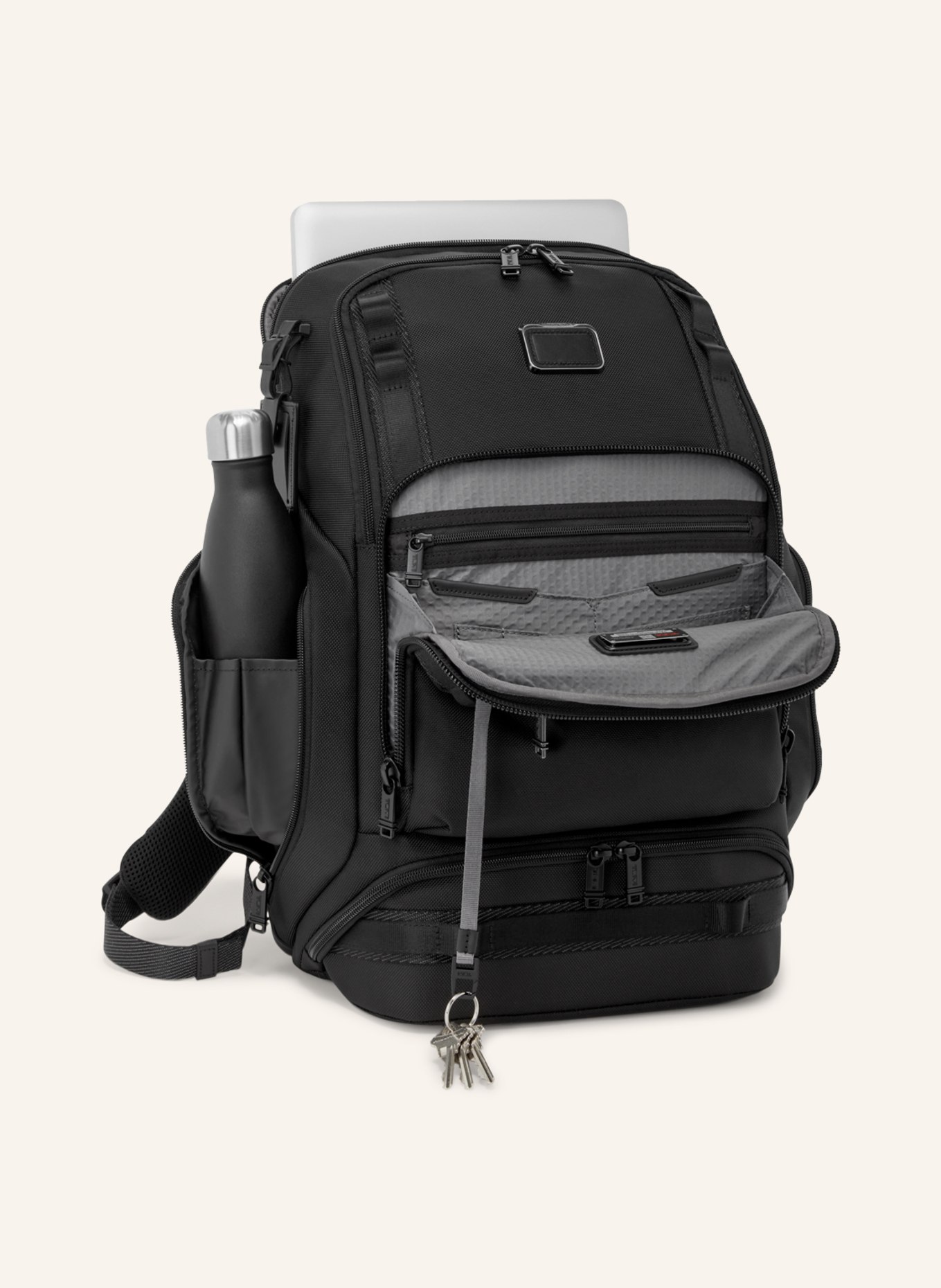 TUMI ALPHA BRAVO backpack RENEGADE with laptop compartment, Color: BLACK (Image 2)