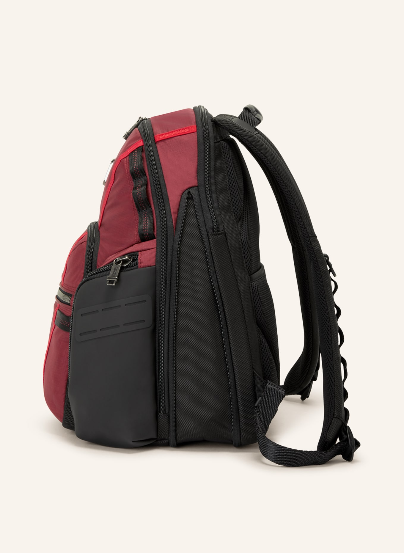 TUMI ALPHA BRAVO backpack NAVIGATION with laptop compartment, Color: DARK RED/ BLACK/ RED (Image 5)