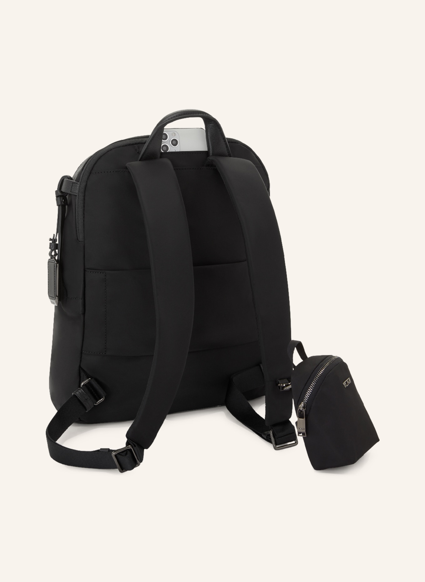TUMI VOYAGEUR backpack HALSEY with laptop compartment, Color: BLACK (Image 4)