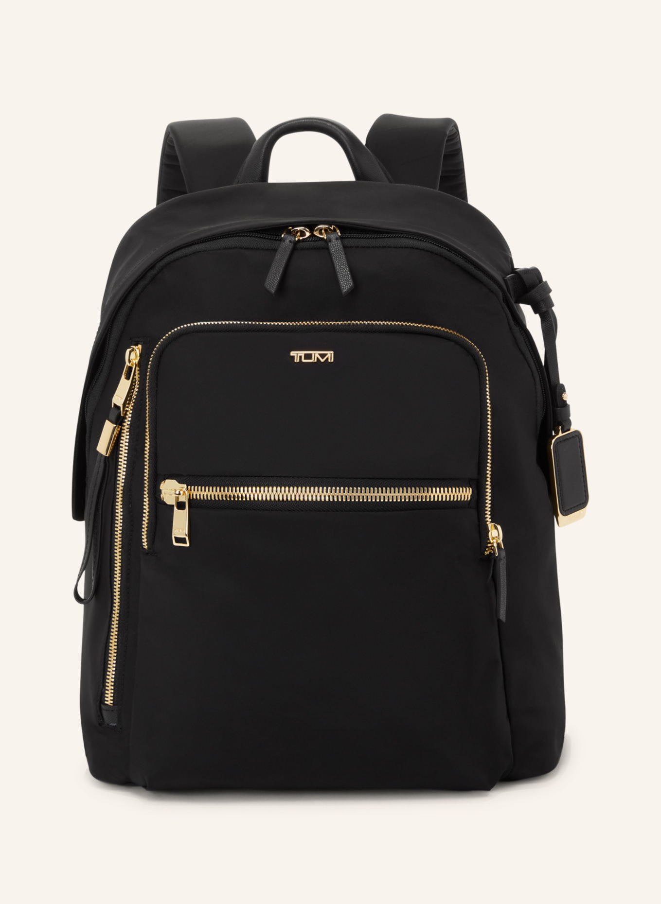 TUMI VOYAGEUR backpack HALSEY with laptop compartment, Color: BLACK (Image 1)