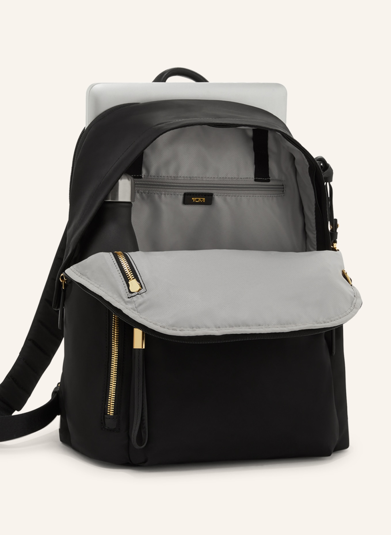 TUMI VOYAGEUR backpack HALSEY with laptop compartment, Color: BLACK (Image 2)