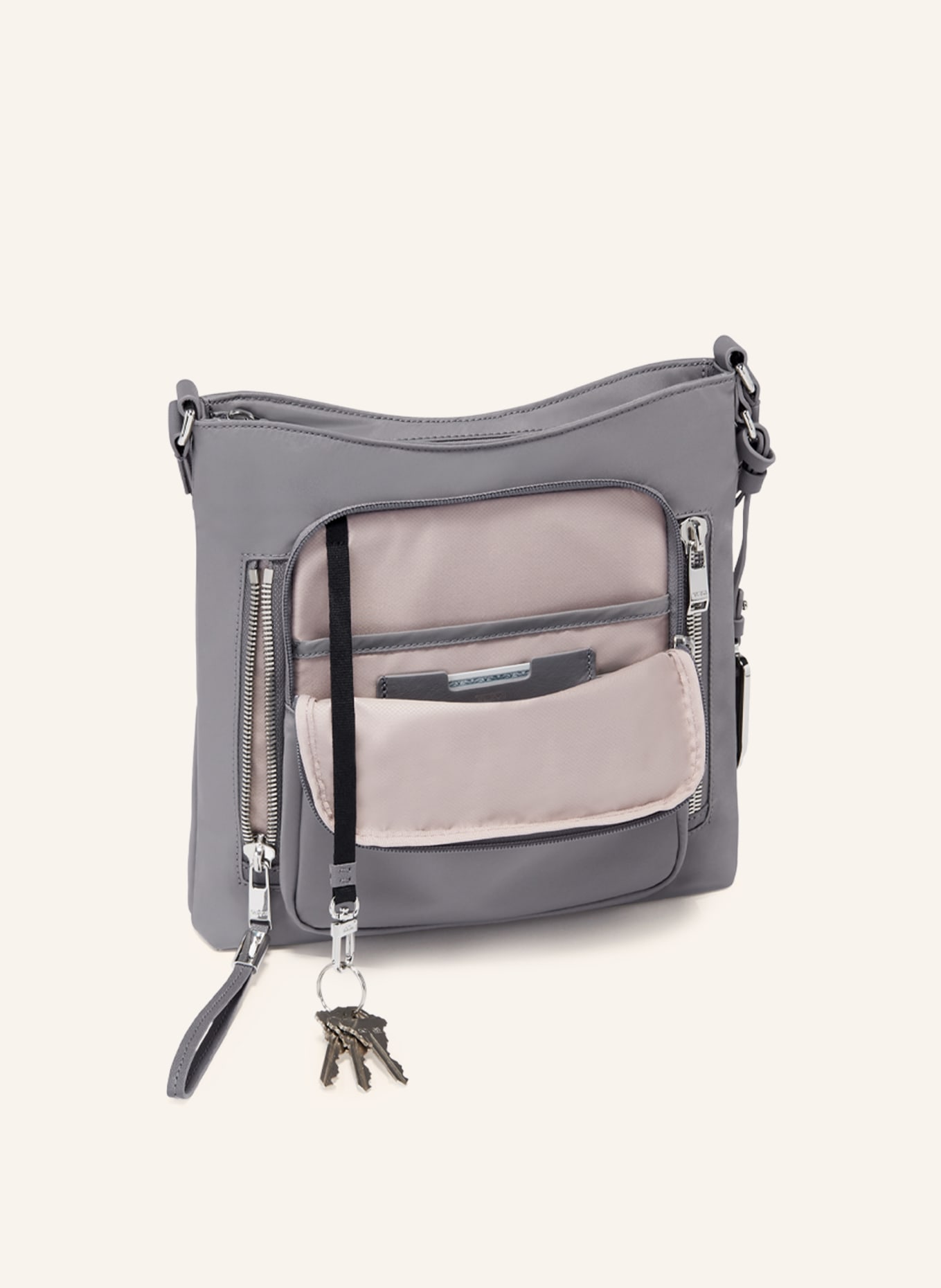 TUMI VOYAGEUR crossbody bag TYLER, Color: GRAY (Image 2)