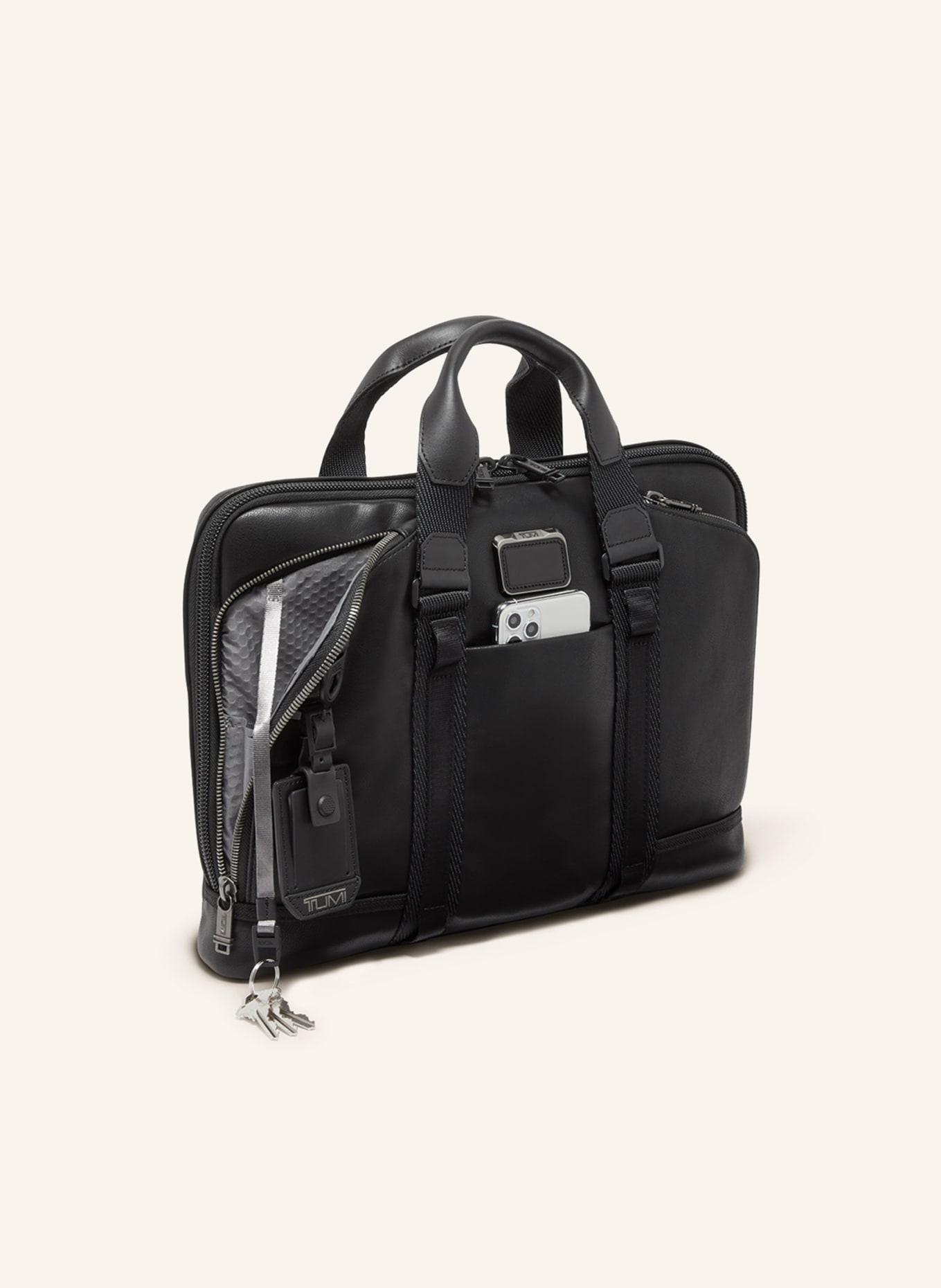 TUMI ALPHA BRAVO laptop bag ACADEMY, Color: BLACK (Image 2)