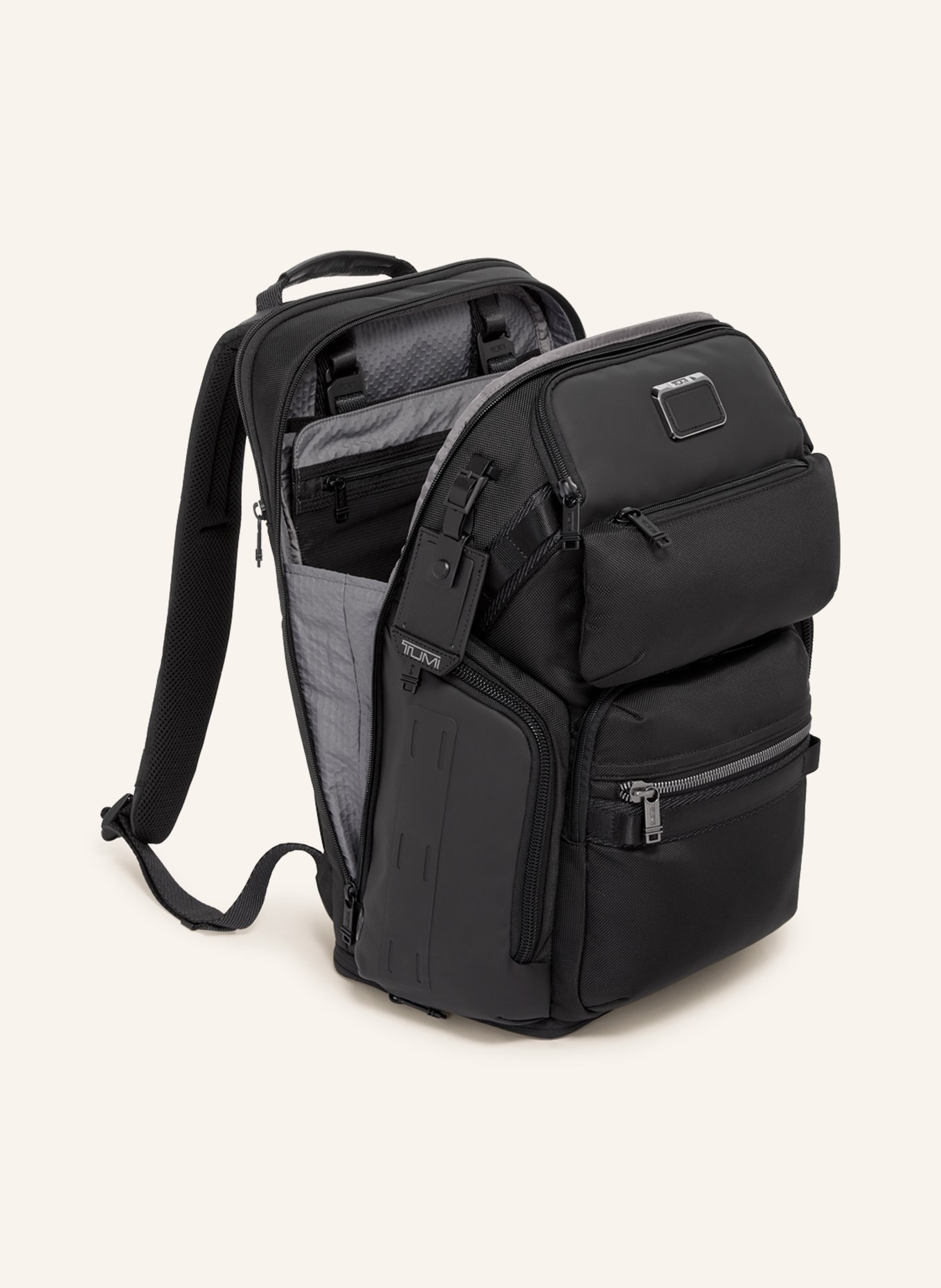 TUMI ALPHA BRAVO backpack NOMADIC with laptop compartment, Color: BLACK (Image 3)