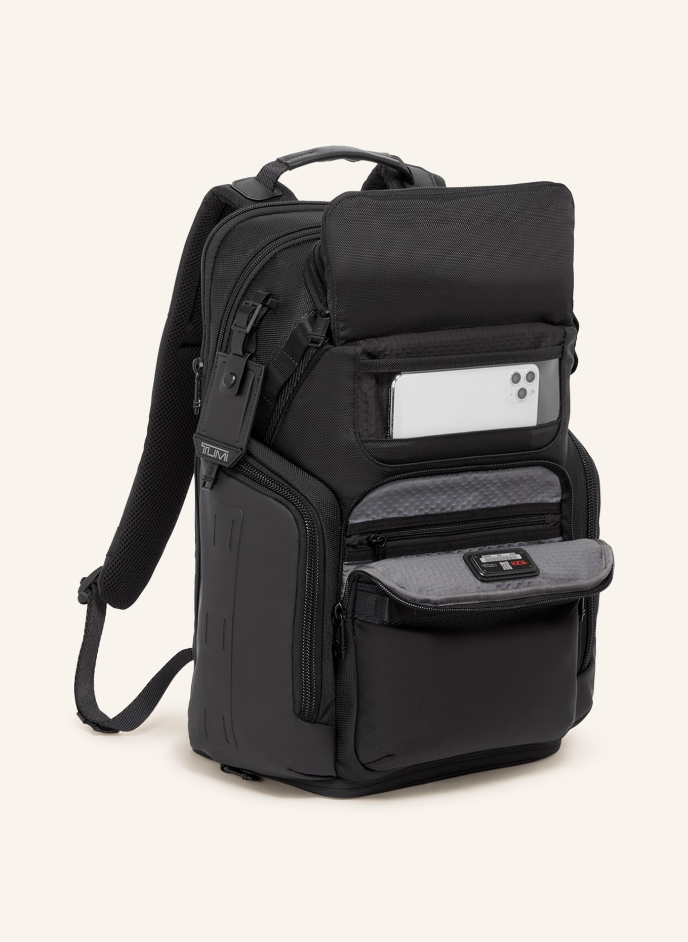 TUMI ALPHA BRAVO backpack NOMADIC with laptop compartment, Color: BLACK (Image 4)